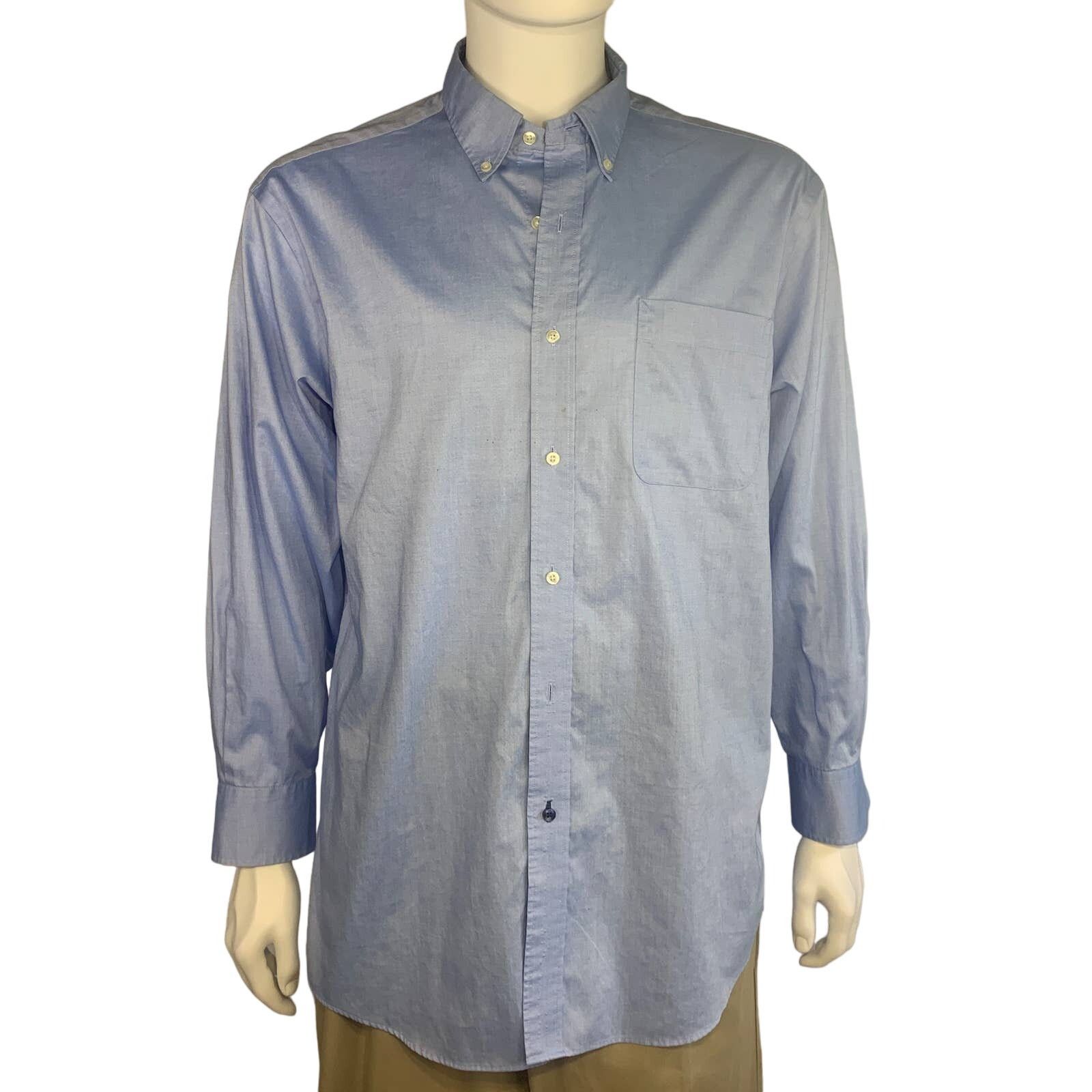 Tommy Hilfiger Tommy Hilfiger Mens Blue Large Shirt 16 1/2 Arm Length 32 33 Size US M / EU 48-50 / 2 - 1 Thumbnail