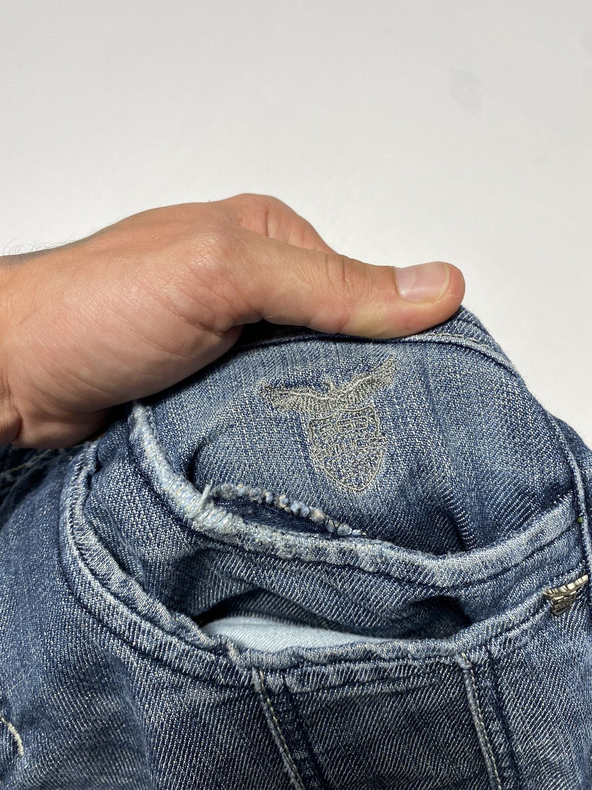 Vintage Vintage Y2k Police cargo jeans Kanye West style size 30 Size US 30 / EU 46 - 19 Thumbnail