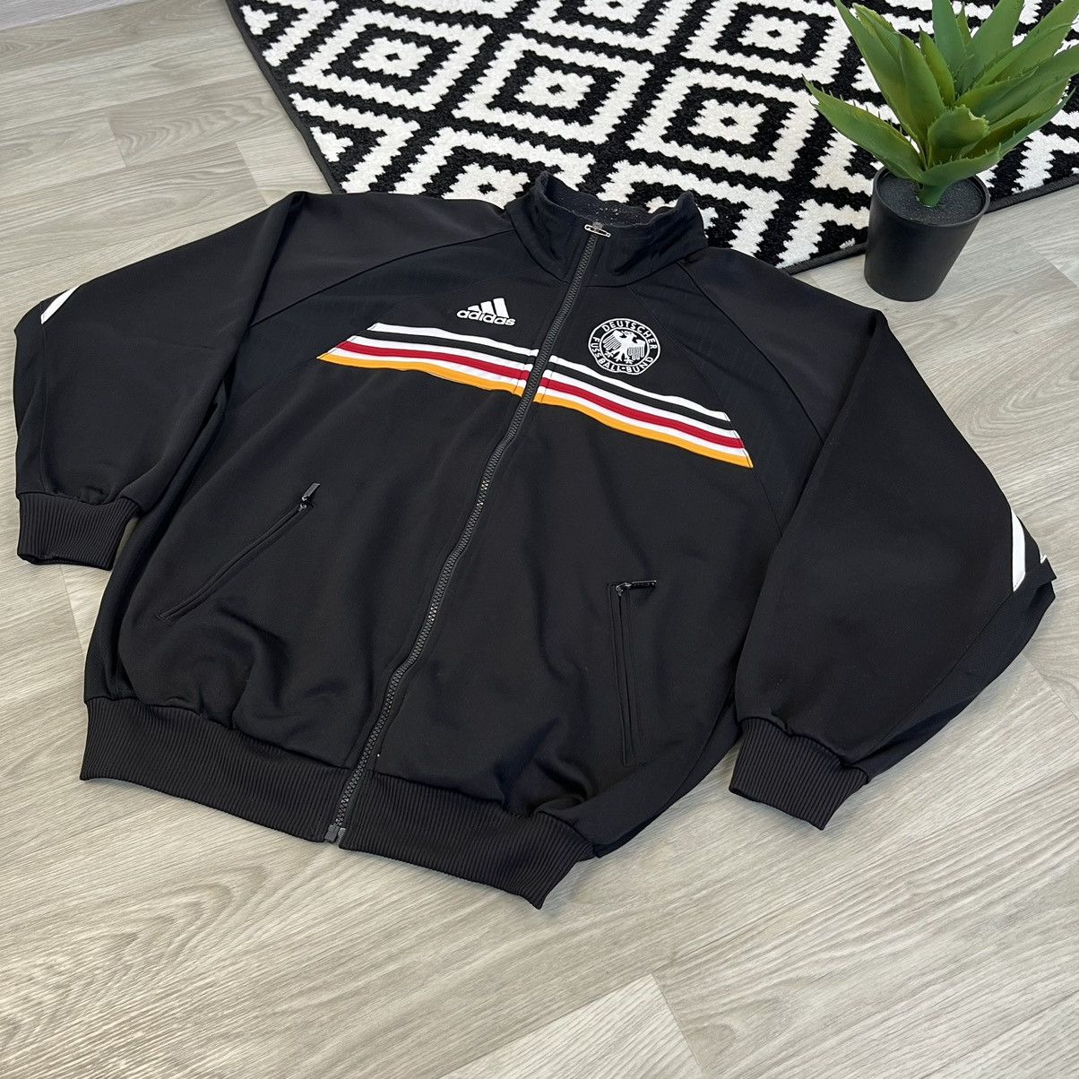 Adidas × Vintage VINTAGE 90’s ADIDAS GERMANY DFB TRACK JACKET SOCCER ...