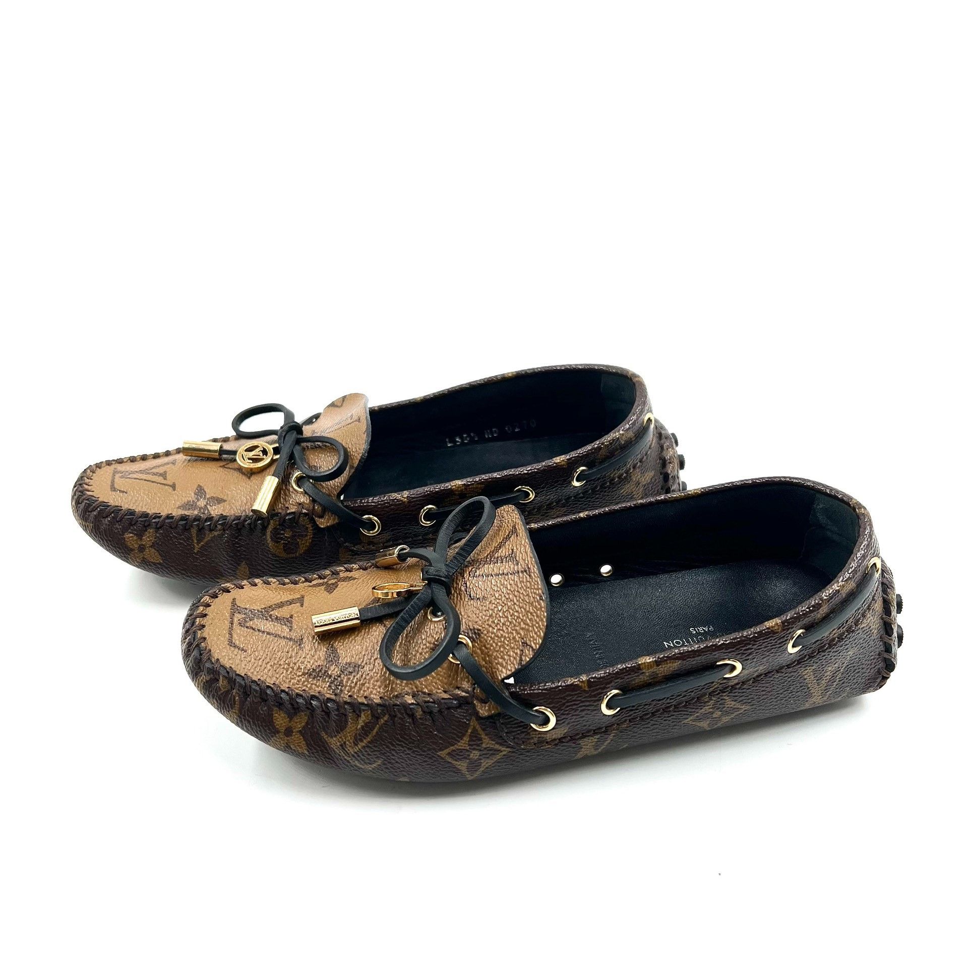 Louis Vuitton Louis Vuitton Classic Monogram Women's Loafers Size US 4.5 / IT 34.5 - 1 Thumbnail