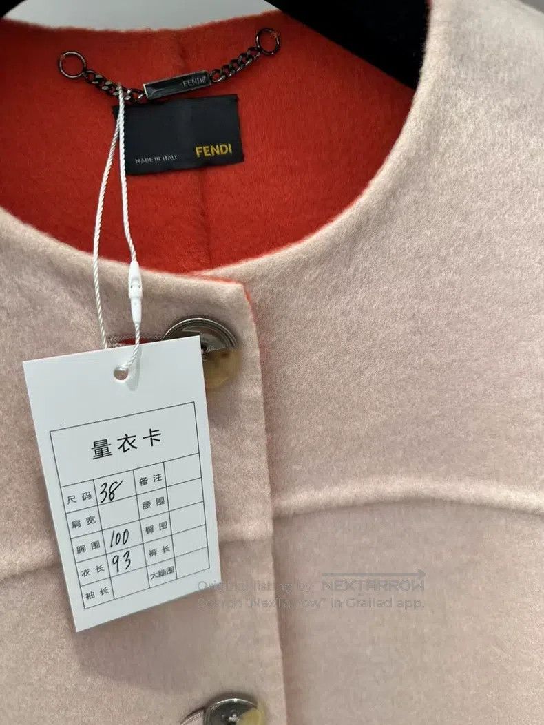 Fendi Fendi Cashmere and Leather Combined Coat Size XS / US 0-2 / IT 36-38 - 3 Thumbnail