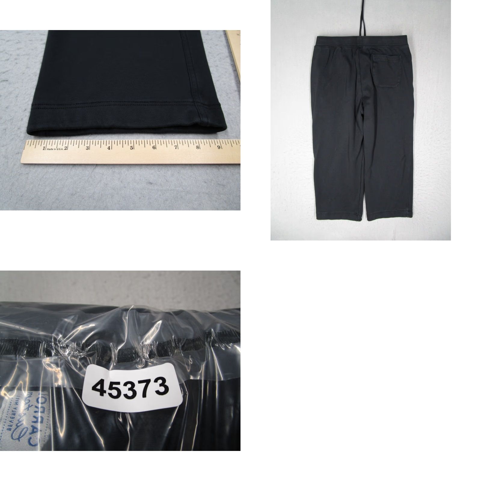 Reigning Champ Carroll Custom Beverly Hills Joggers Mens Medium Black Pima Cotton 30x23 Size US 31 - 8 Thumbnail