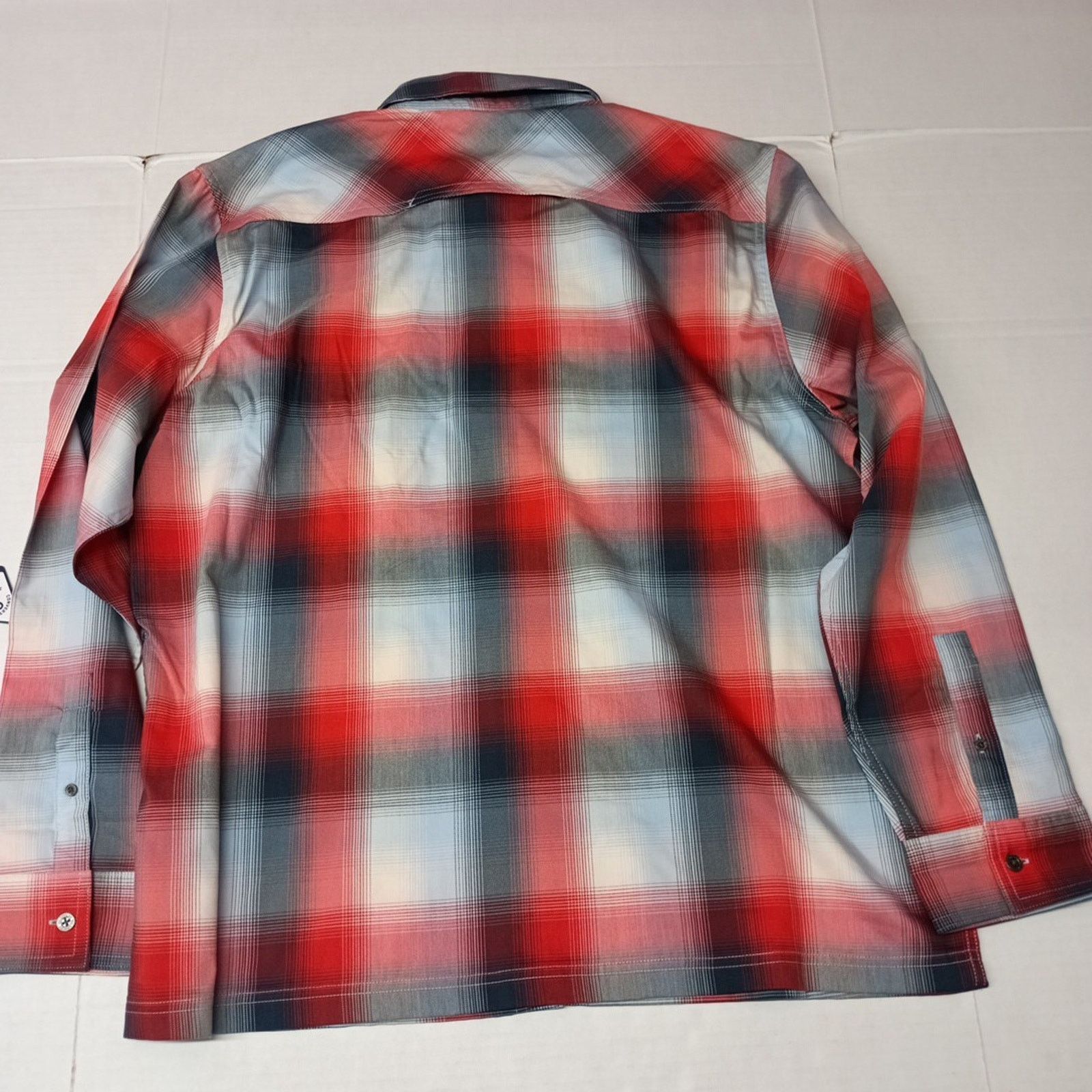 Wrangler Wrangler Shirt Men's XL Red Plaid Convertible Sleeves Shirt Size US XL / EU 56 / 4 - 10 Thumbnail