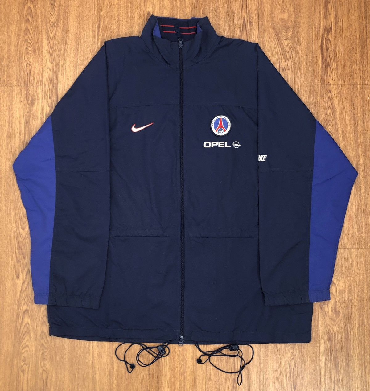 Nike × Vintage 1998-99 Paris Saint-Germain Nike Rain Jacket Size US XL / EU 56 / 4 - 1 Thumbnail