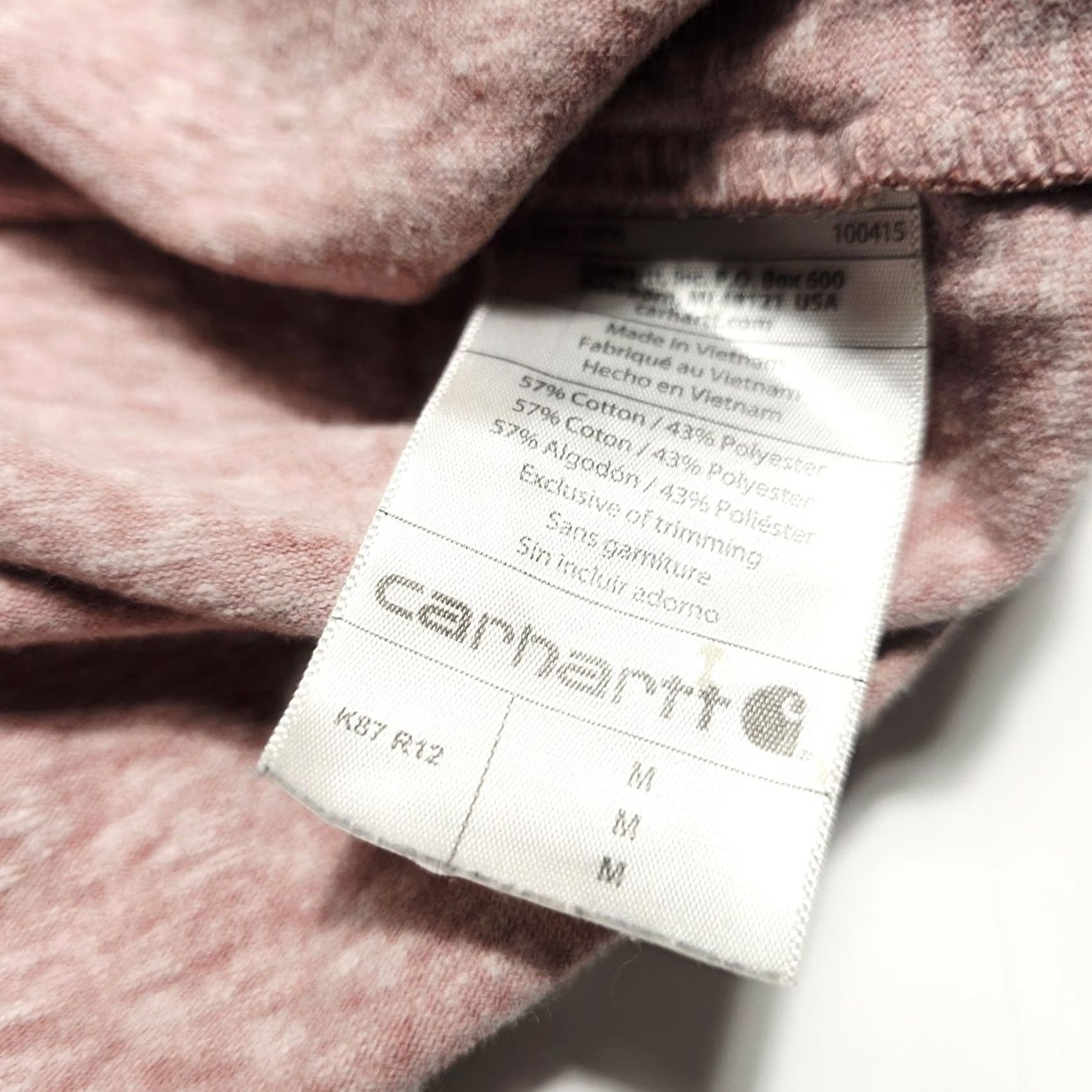 Carhartt Carhartt T-Shirt Short Sleeve Pocket Salmon Original Fit M Men's Distressed Salvageed (adjusted) Size US M / EU 48-50 / 2 - 8 Thumbnail