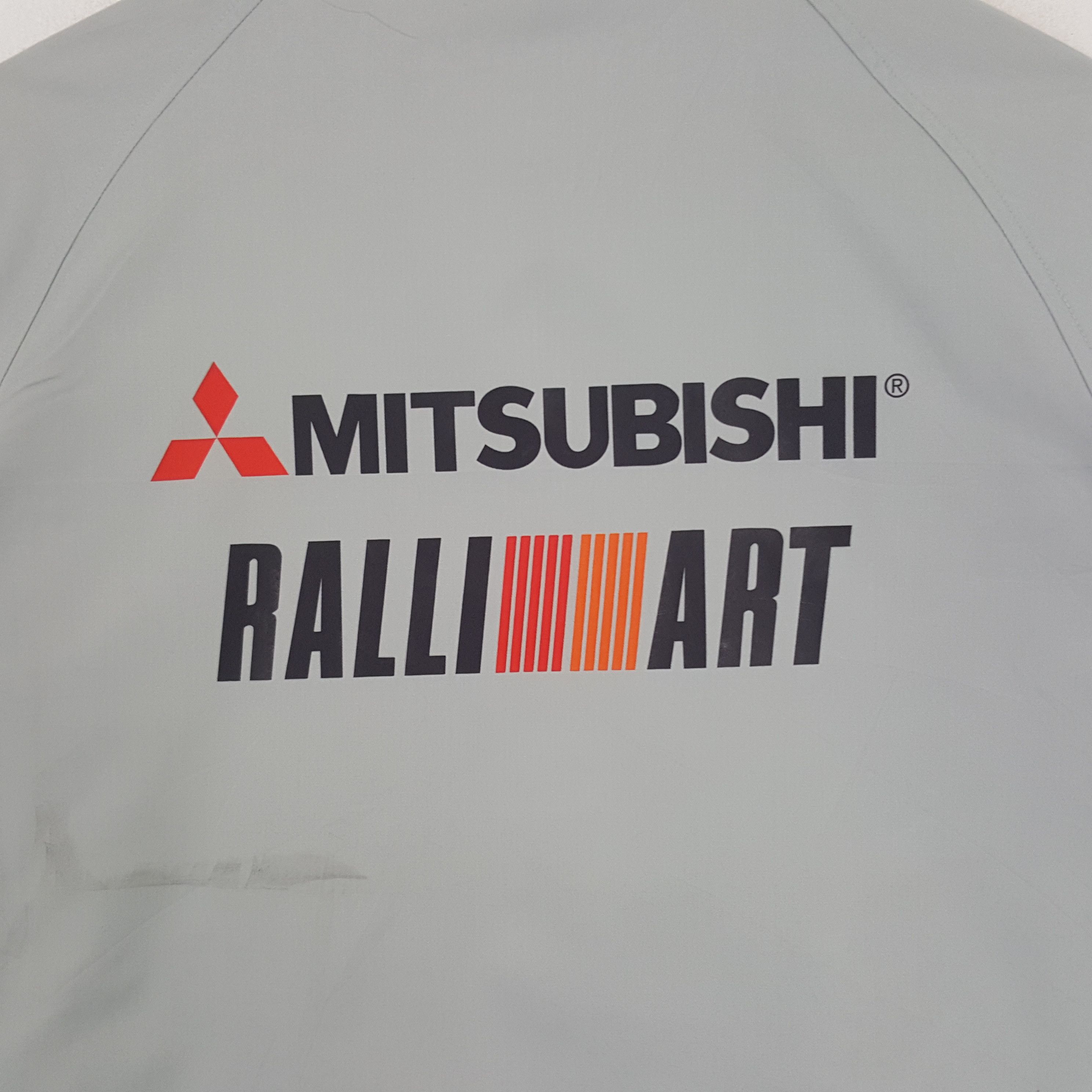 Japanese Brand × Vintage Vintage Mitsubishi Ralli Art Japanese Racing Custom Jacket Size US M / EU 48-50 / 2 - 2 Thumbnail