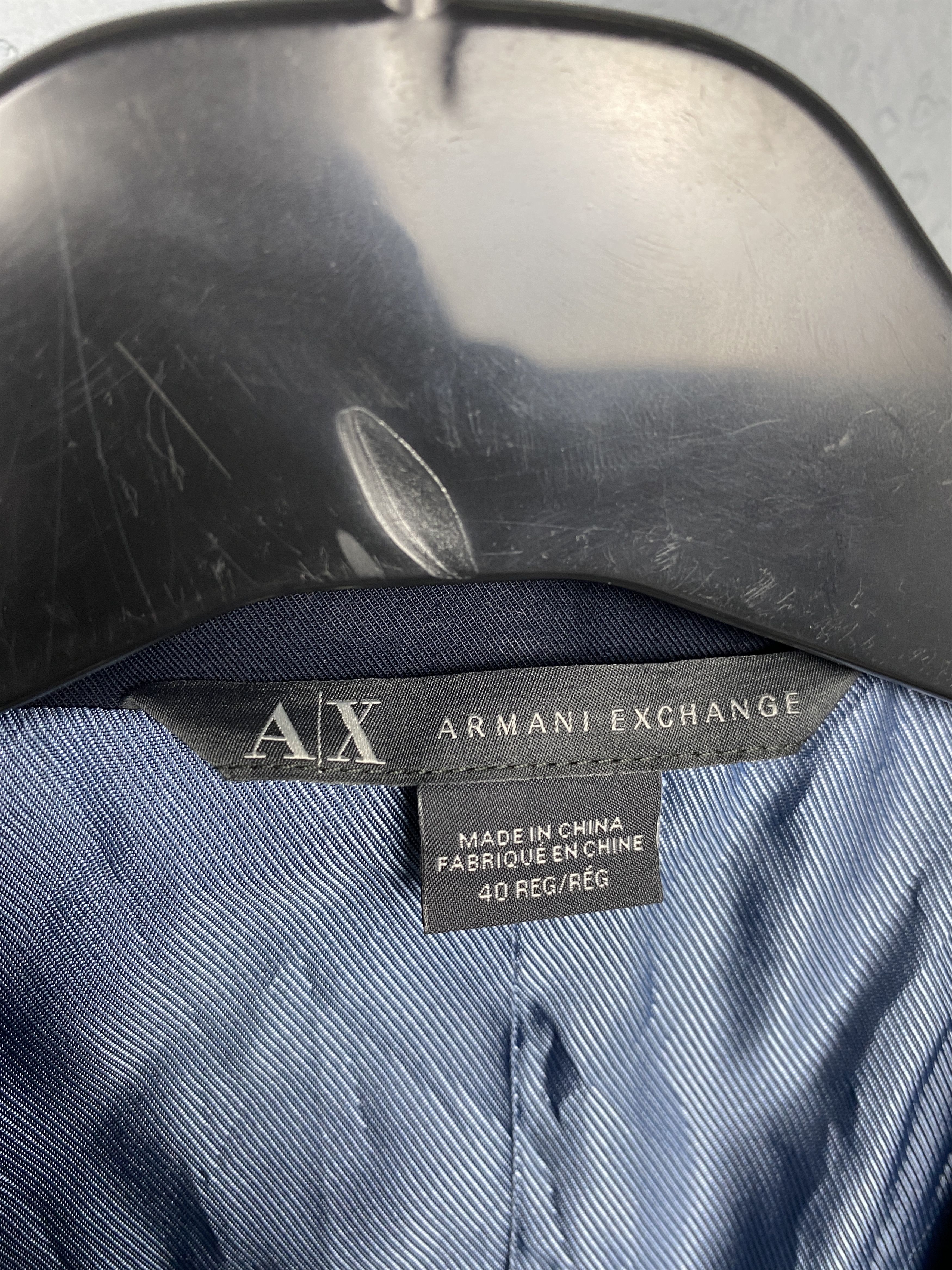 Armani × Armani Exchange × Vintage Armani Exchange Vintage Mens Two Buttons Blazer Jacket Size US M / EU 48-50 / 2 - 3 Thumbnail