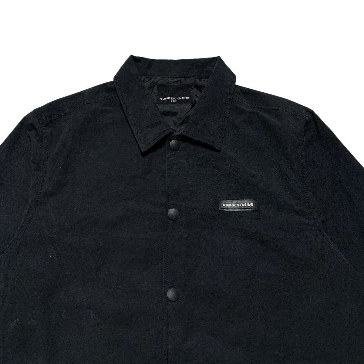 Number (N)ine Number (N)ine Coach Jacket Arc Logo Black Japanese Brand Size US M / EU 48-50 / 2 - 6 Thumbnail