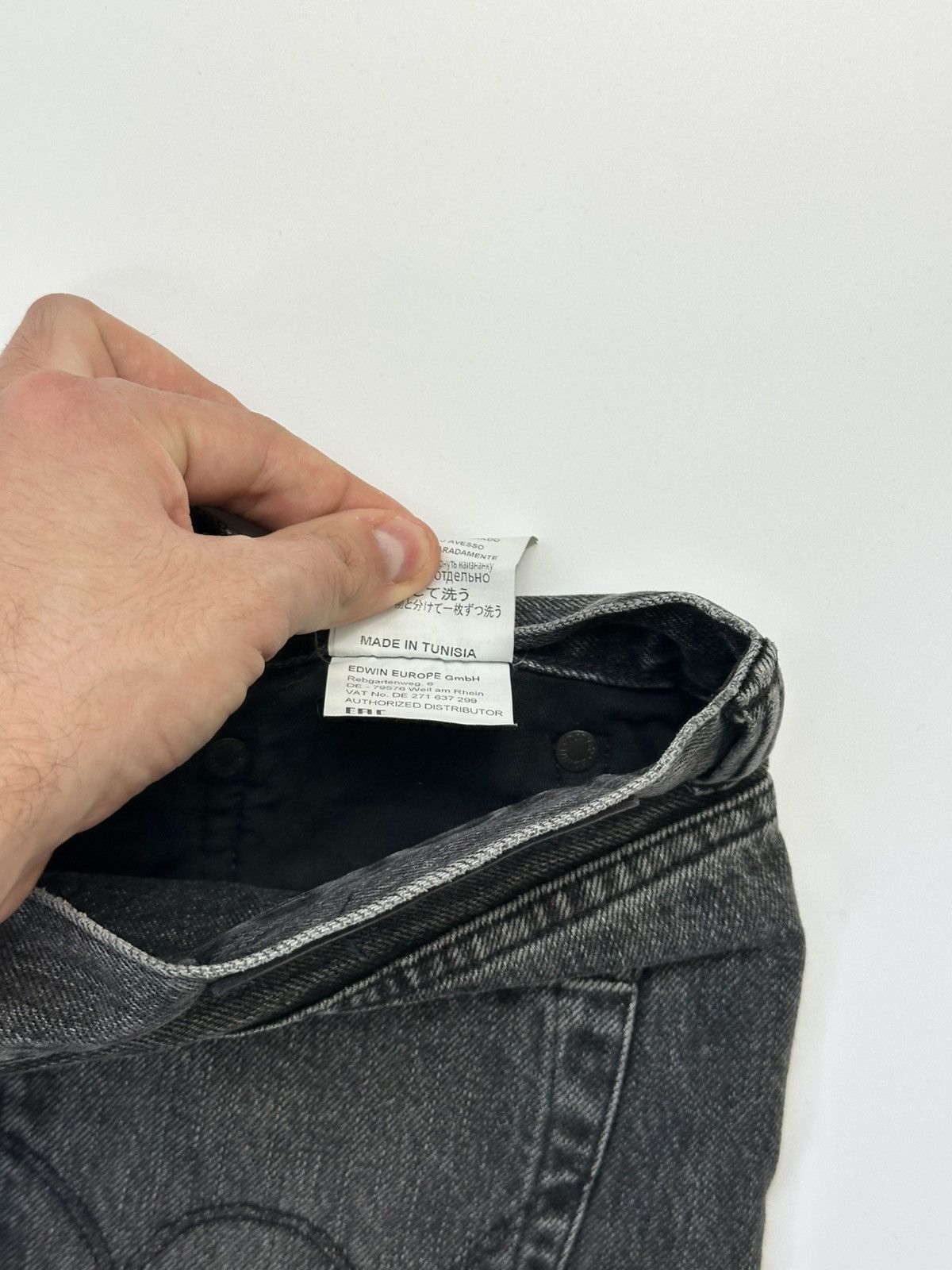 Edwin Edwin Japanase Denim 31X32 Size Dark Size US 31 - 18 Thumbnail