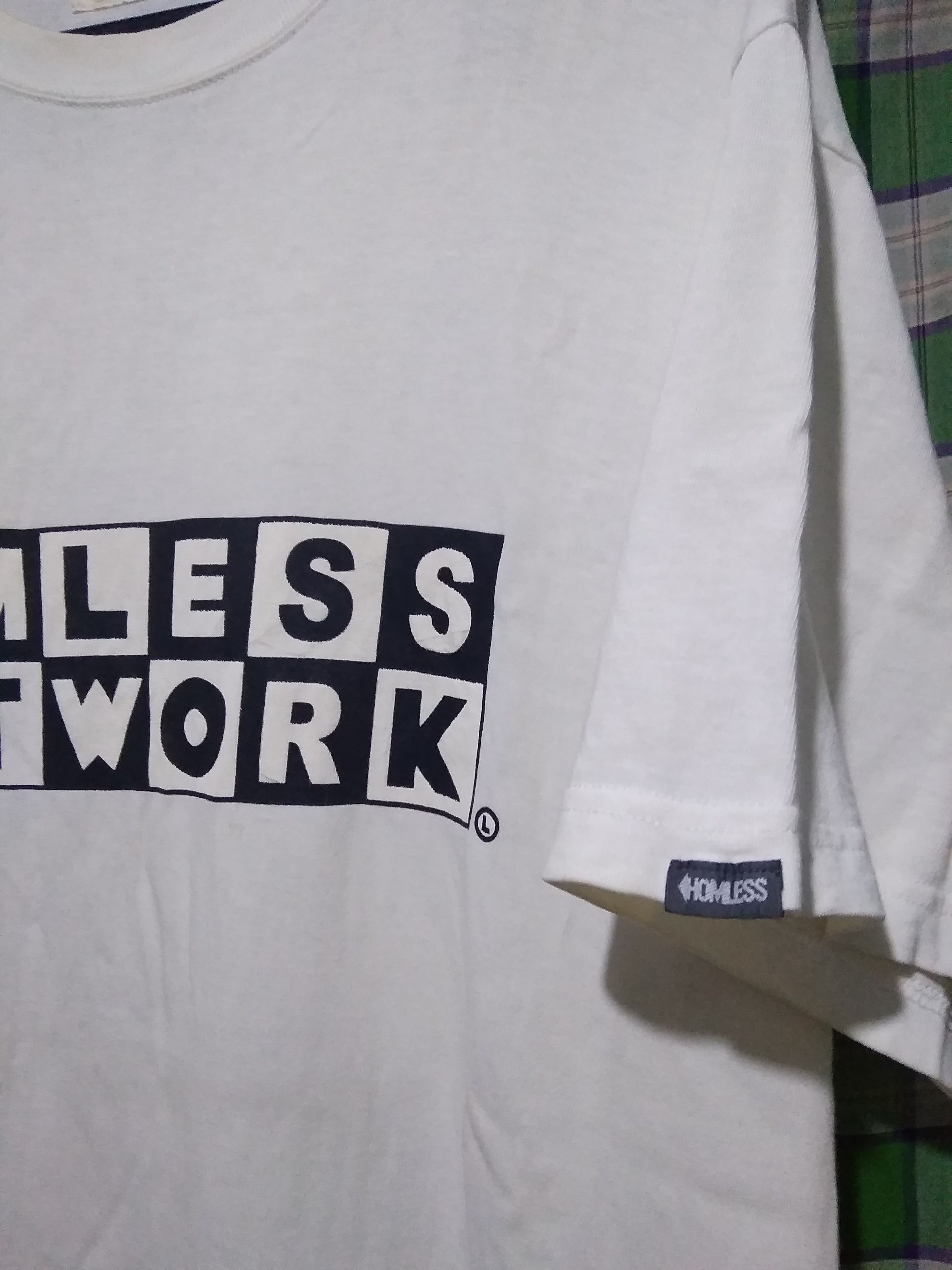 Japanese Brand Rare Vtg HOMLESS Cartoon Network parody Size US XL / EU 56 / 4 - 2 Thumbnail