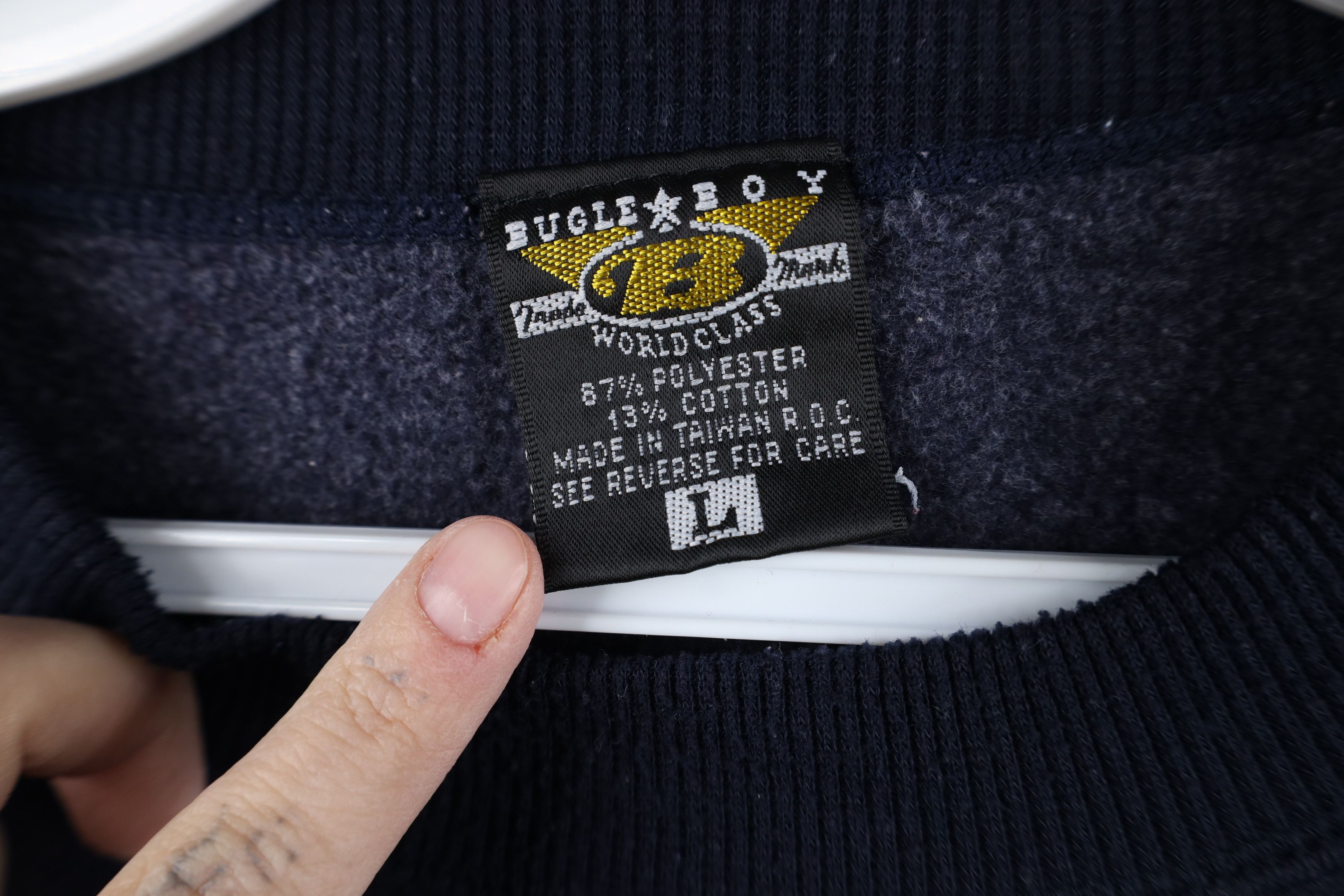 Vintage Vintage 90s Streetwear Crown Crest Crewneck Sweatshirt Size US L / EU 52-54 / 3 - 5 Thumbnail