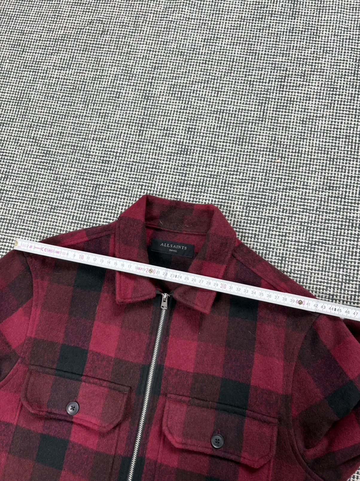 Allsaints Allsaints buffalo plaid zip up flannel jacket Size US S / EU 44-46 / 1 - 7 Thumbnail