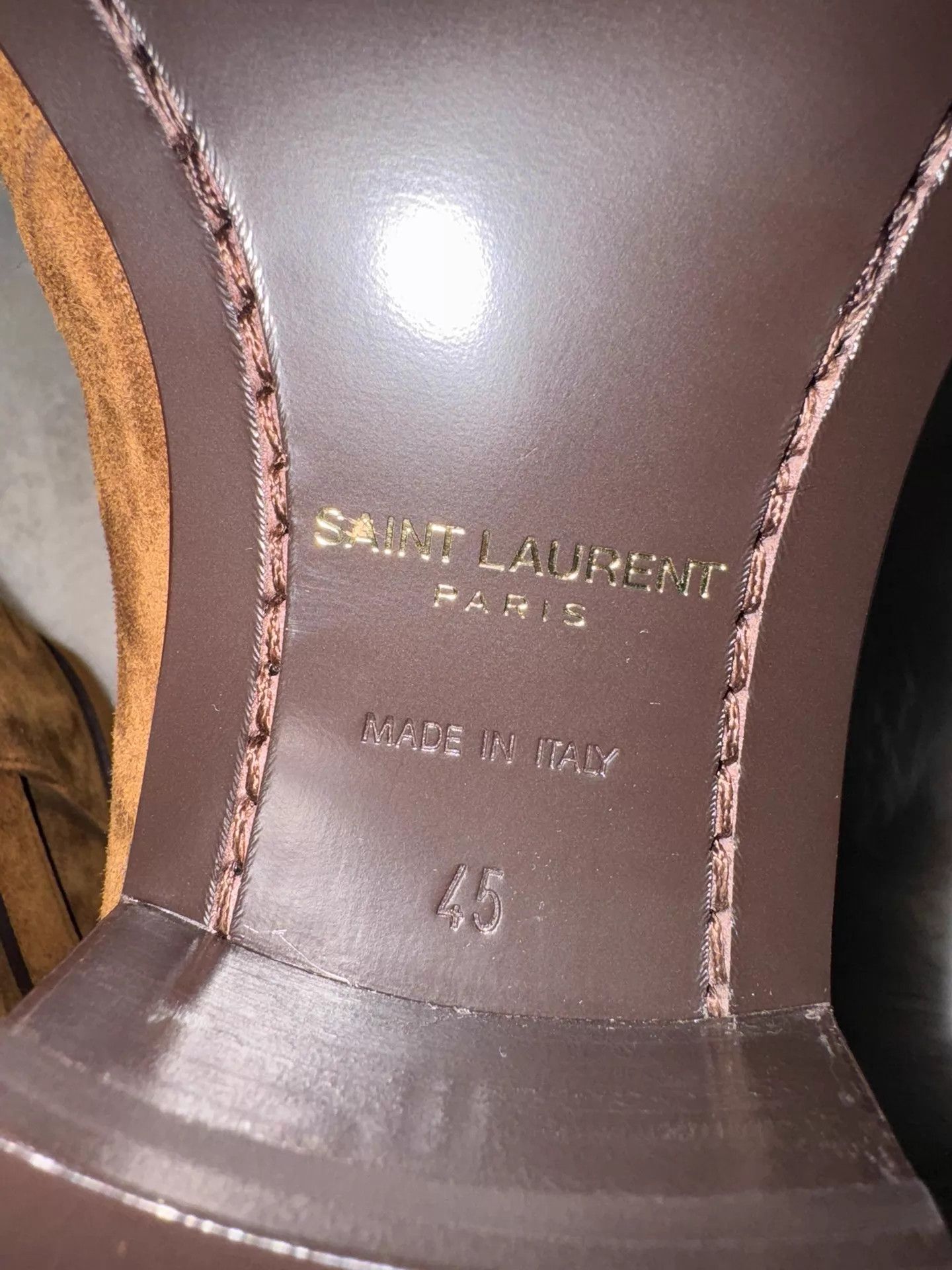 Saint Laurent Paris Saint Laurent Wyatt Suede Boots Men's 45 Rare Color Size US 12 / EU 45 - 8 Thumbnail