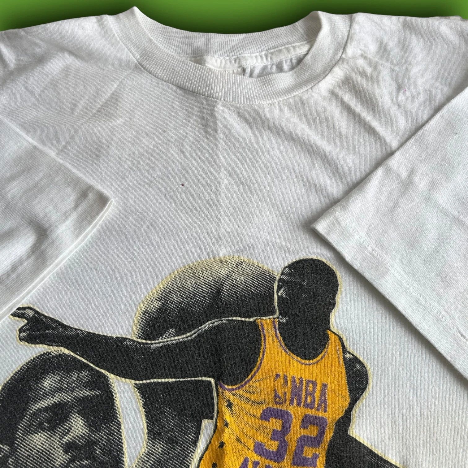 NBA Vintage 90s Magic Johnson Single Stitch T Shirt Size US L / EU 52-54 / 3 - 1 Thumbnail