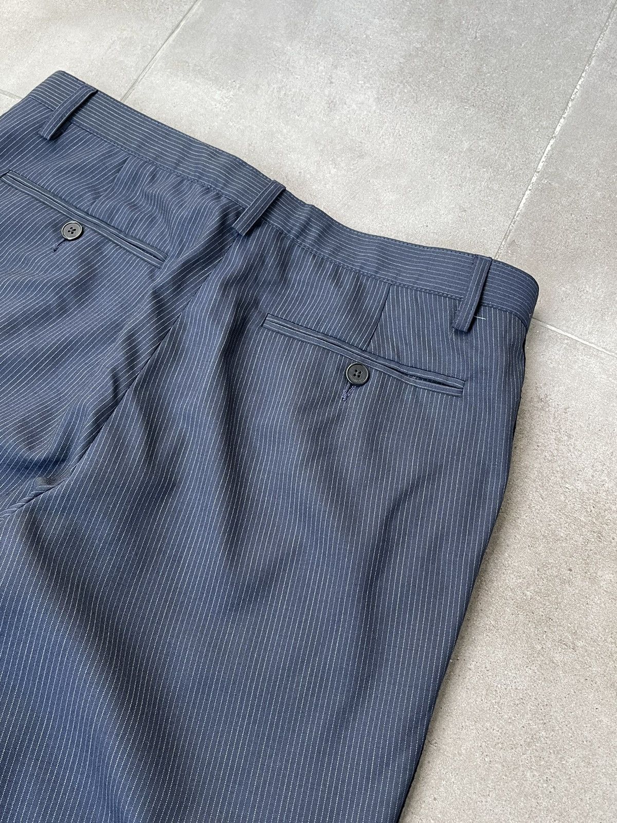 Zadig & Voltaire !DS! Zadig & Voltaire Paddy Stripe Wool Navy Casual Pants Size US 30 / EU 46 - 14 Thumbnail