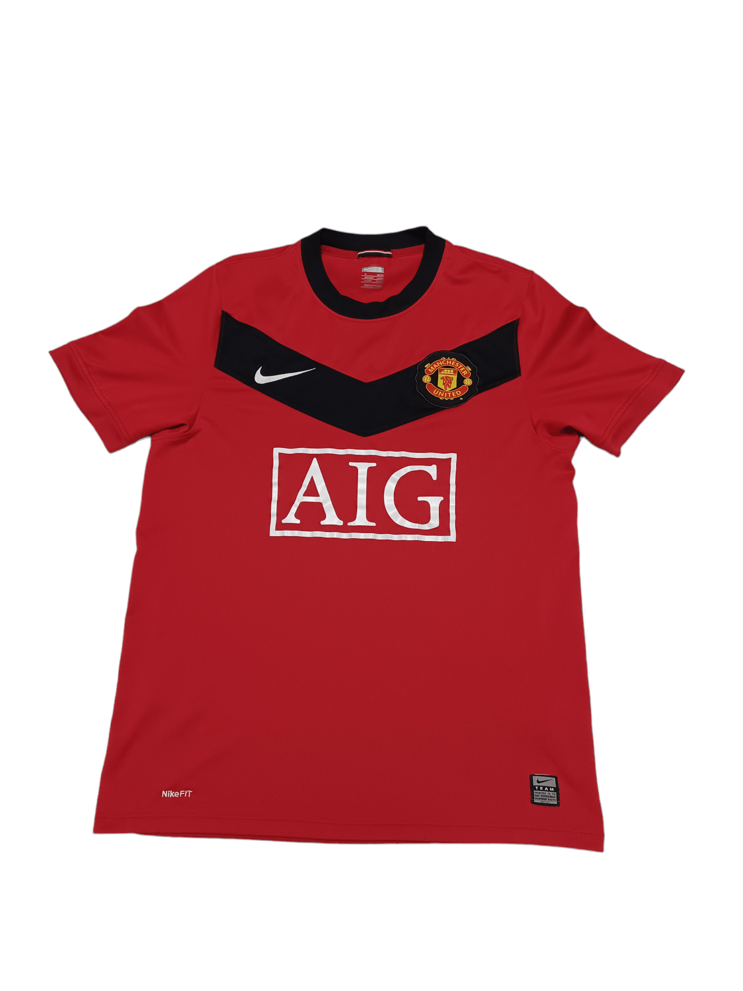 Nike NIKE 2009-2010 MAN UNITED JERSEY SOCCER FOOTBALL Size US S / EU 44-46 / 1 - 1 Thumbnail