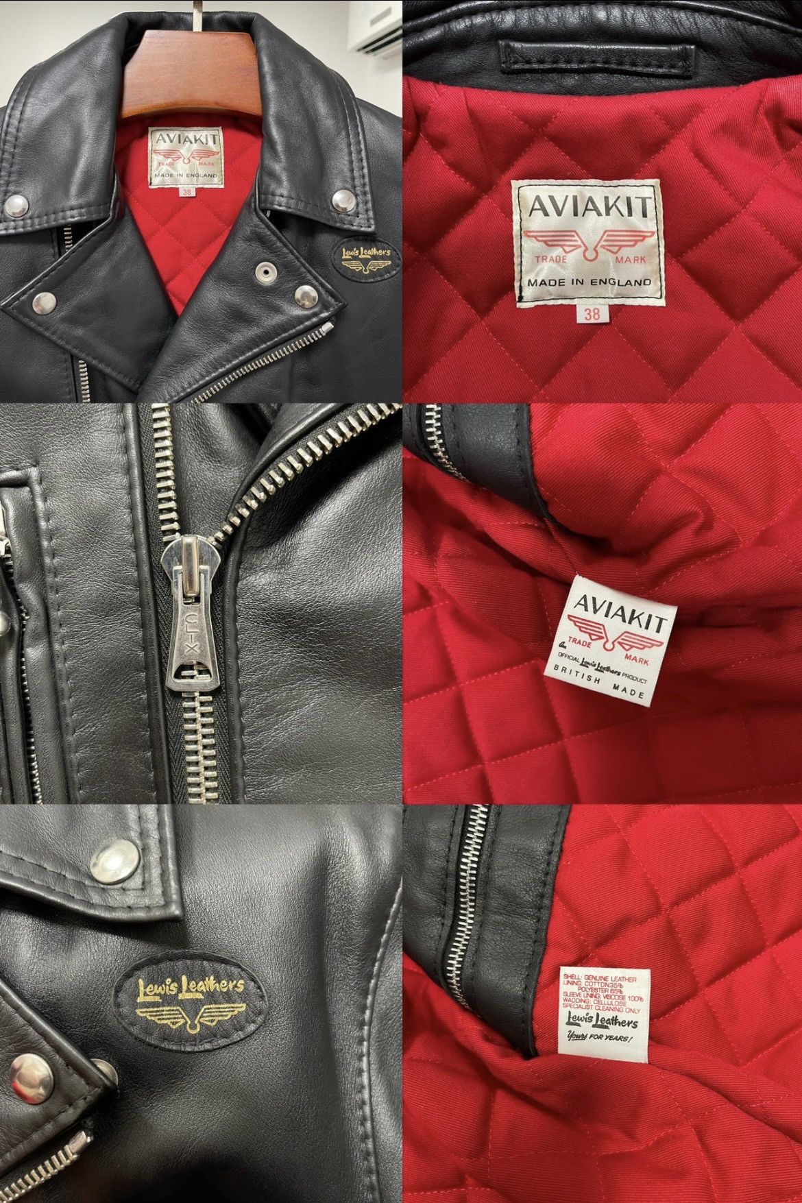 Lewis Leathers Lewis leathers lightning no.391 Classjc leather jacket Size US S / EU 44-46 / 1 - 6 Thumbnail