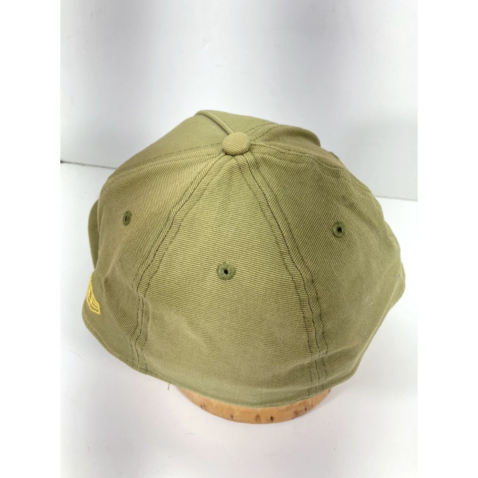 New Era Metal Mulisha New Era 39Thirty Hat Cap Khaki Beige Fitted Large XL Flat Bill Men Beige Cap Size ONE SIZE - 4 Thumbnail