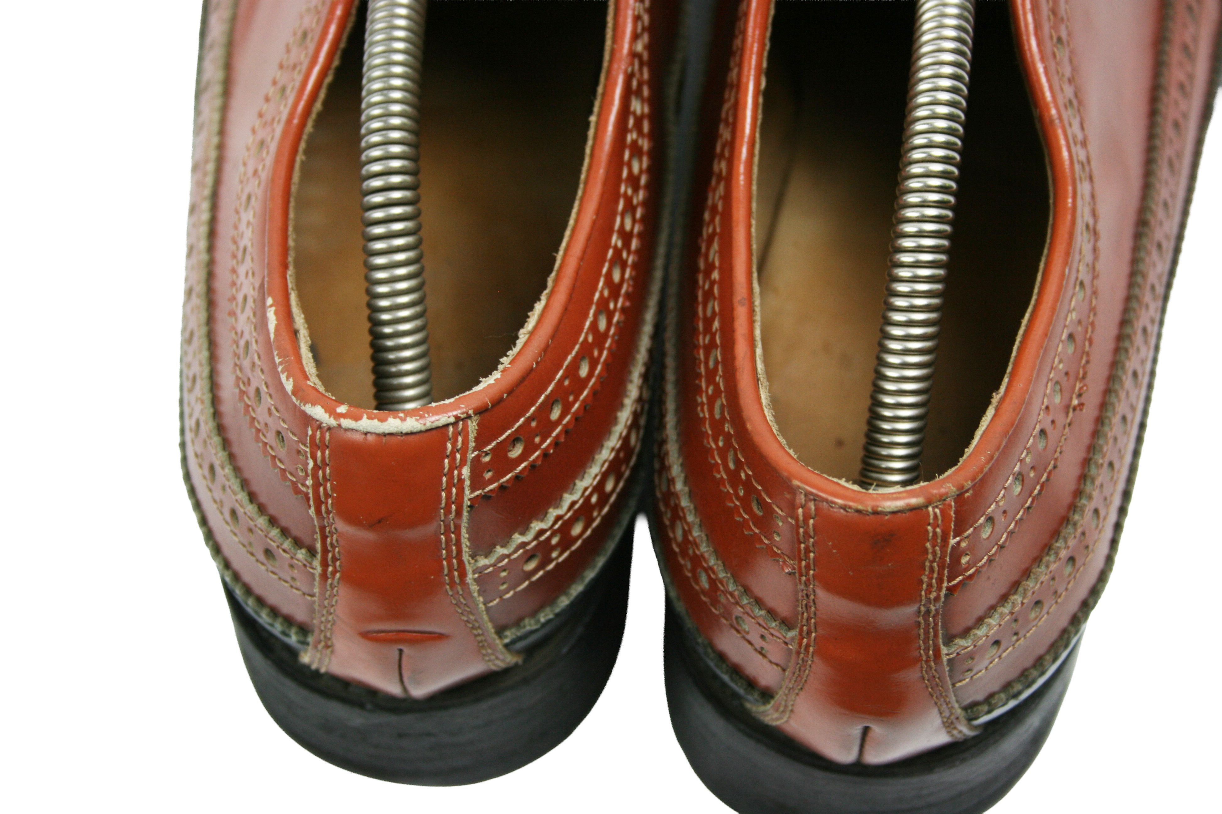 Dsquared2 00S Brogue Wingtip Leather Boots Vintage Size US 10 / EU 43 - 7 Thumbnail