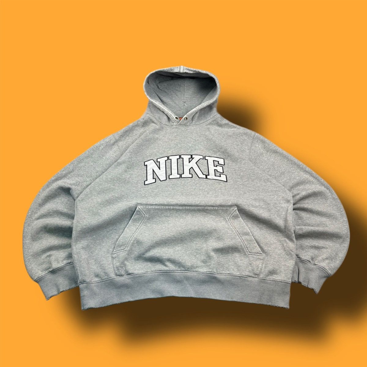 Nike × Vintage NIKE VINTAGE CENTER LOGO OVERSIZE BOXY HOODIE Size US XL / EU 56 / 4 - 1 Thumbnail