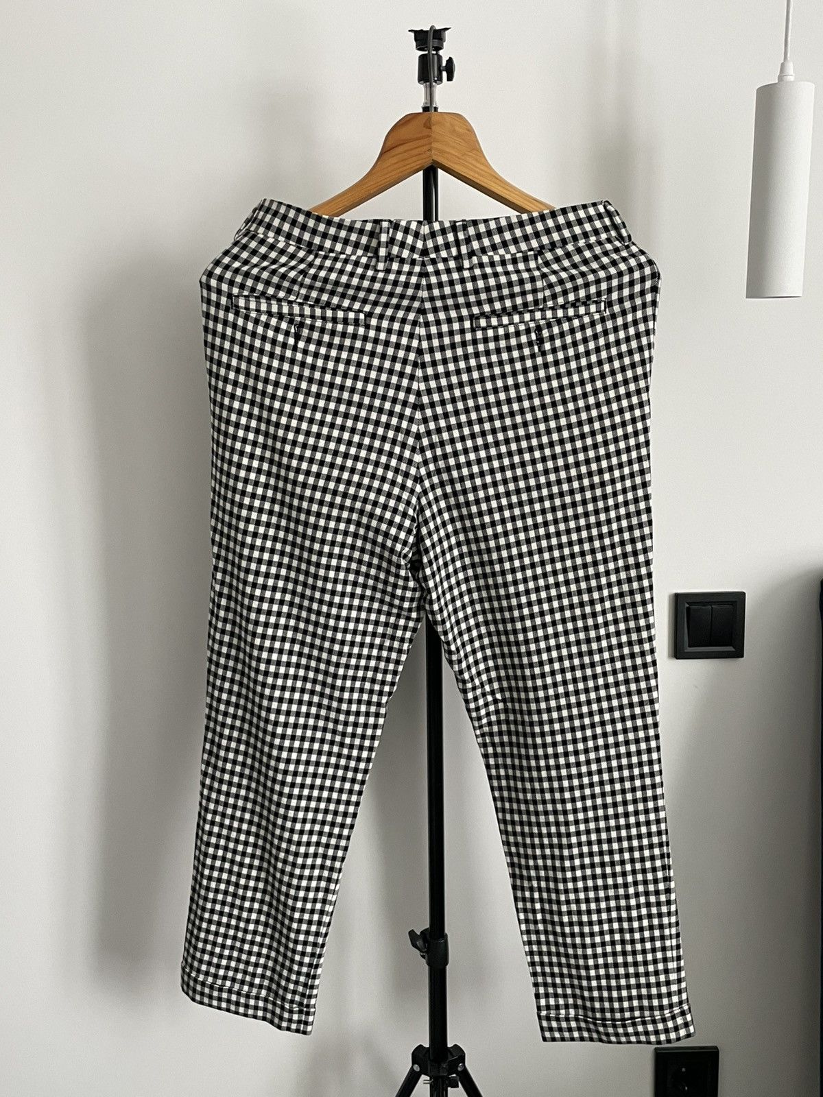 AMI AMI Alexandre Mattiussi Black/White Pants Size 25" / US 0 / IT 36 - 2 Thumbnail