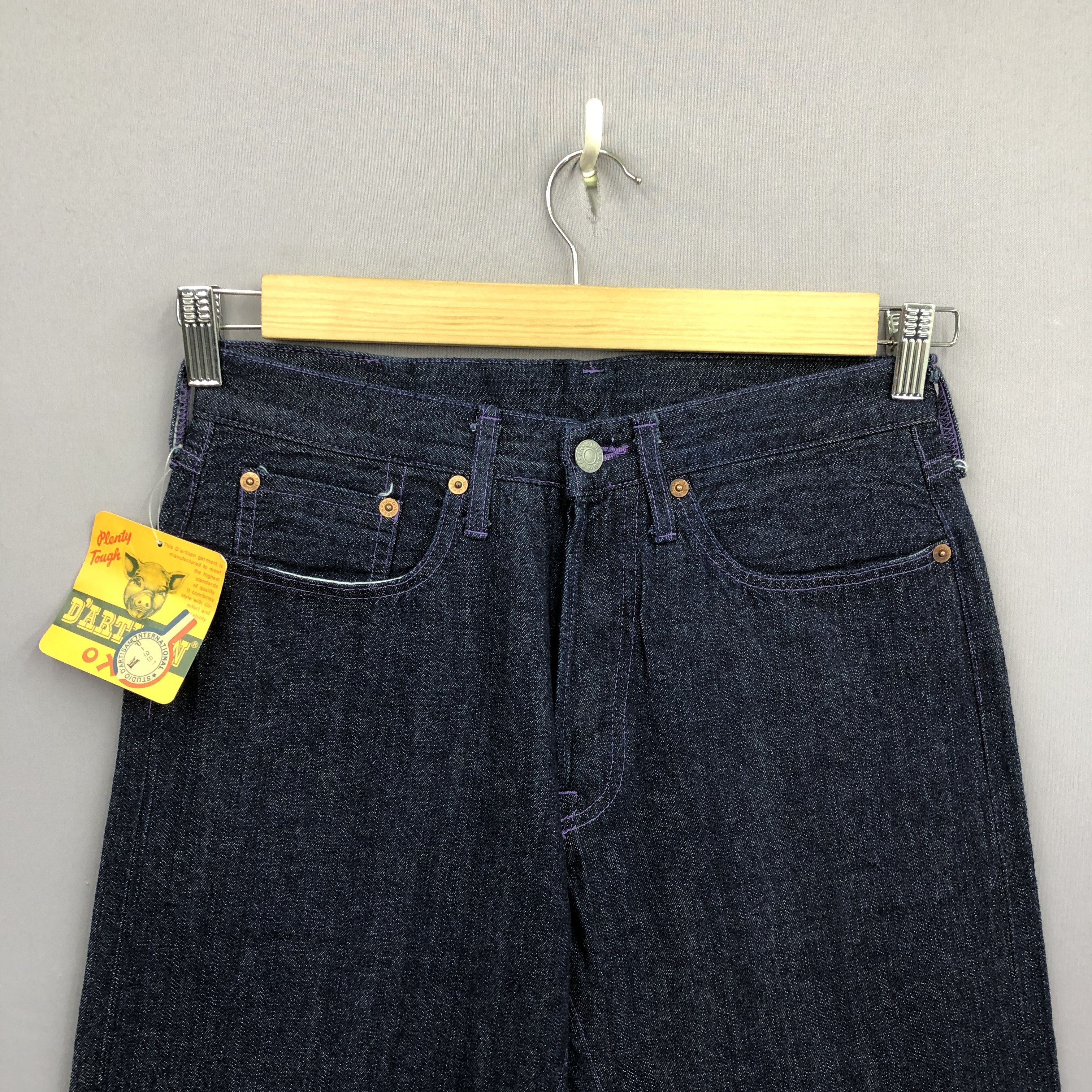 Studio D'Artisan Crazy NWT Vintage Y2K Studio D'Artisan Selvedge Jeans Denim Size 28" / US 6 / IT 42 - 5 Thumbnail