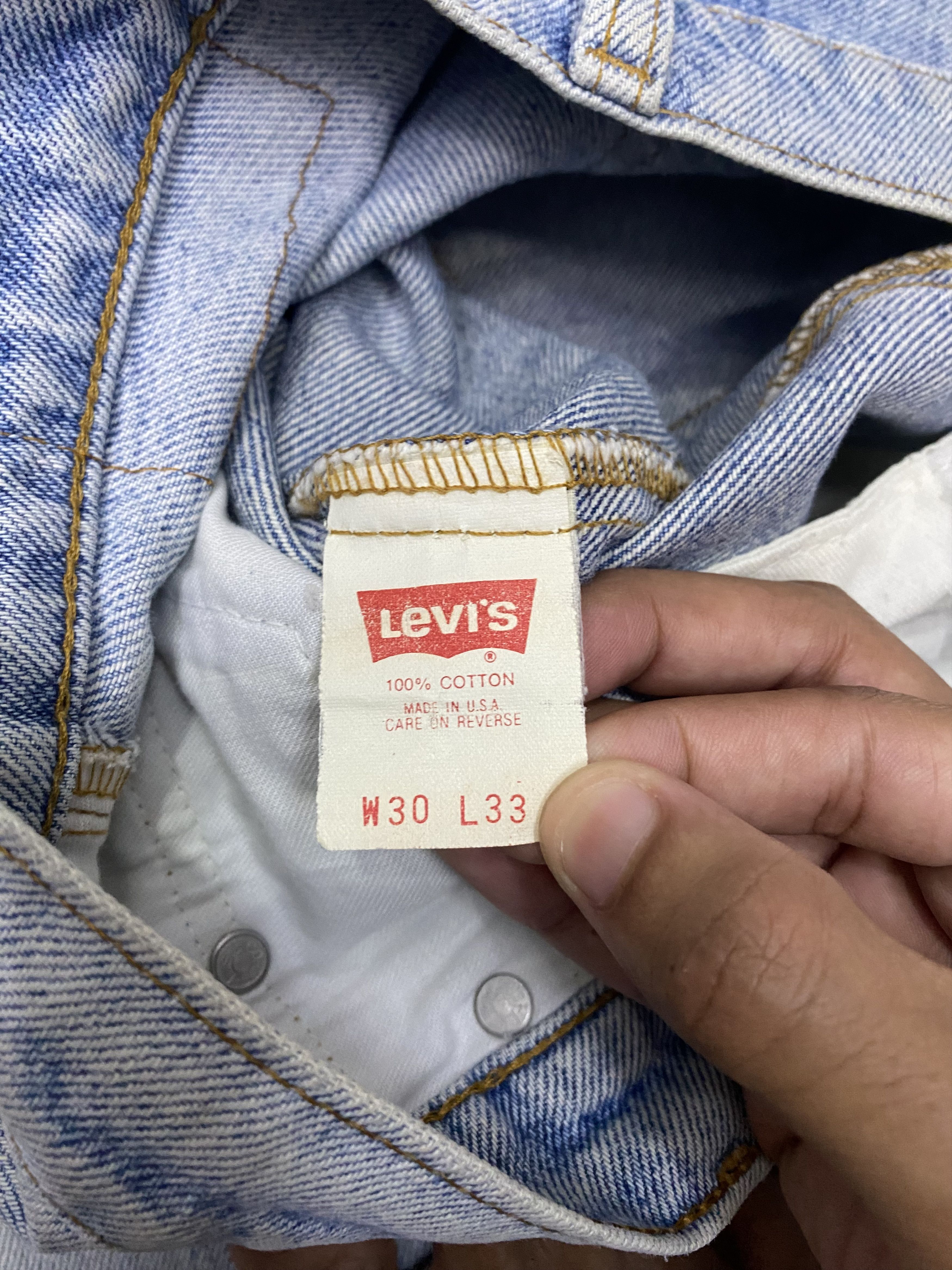 Levi's × Vintage Vintage Levis 510 Made In Usa Distressed Denim Jeans Size US 29 - 7 Thumbnail