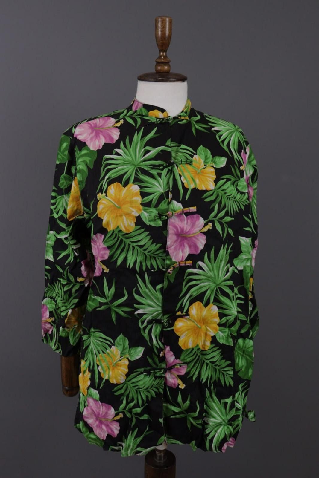 Lauren Ralph Lauren Lauren Ralph Lauren Black Linen Floral Tunic Shirt Size M Size M / US 6-8 / IT 42-44 - 1 Thumbnail