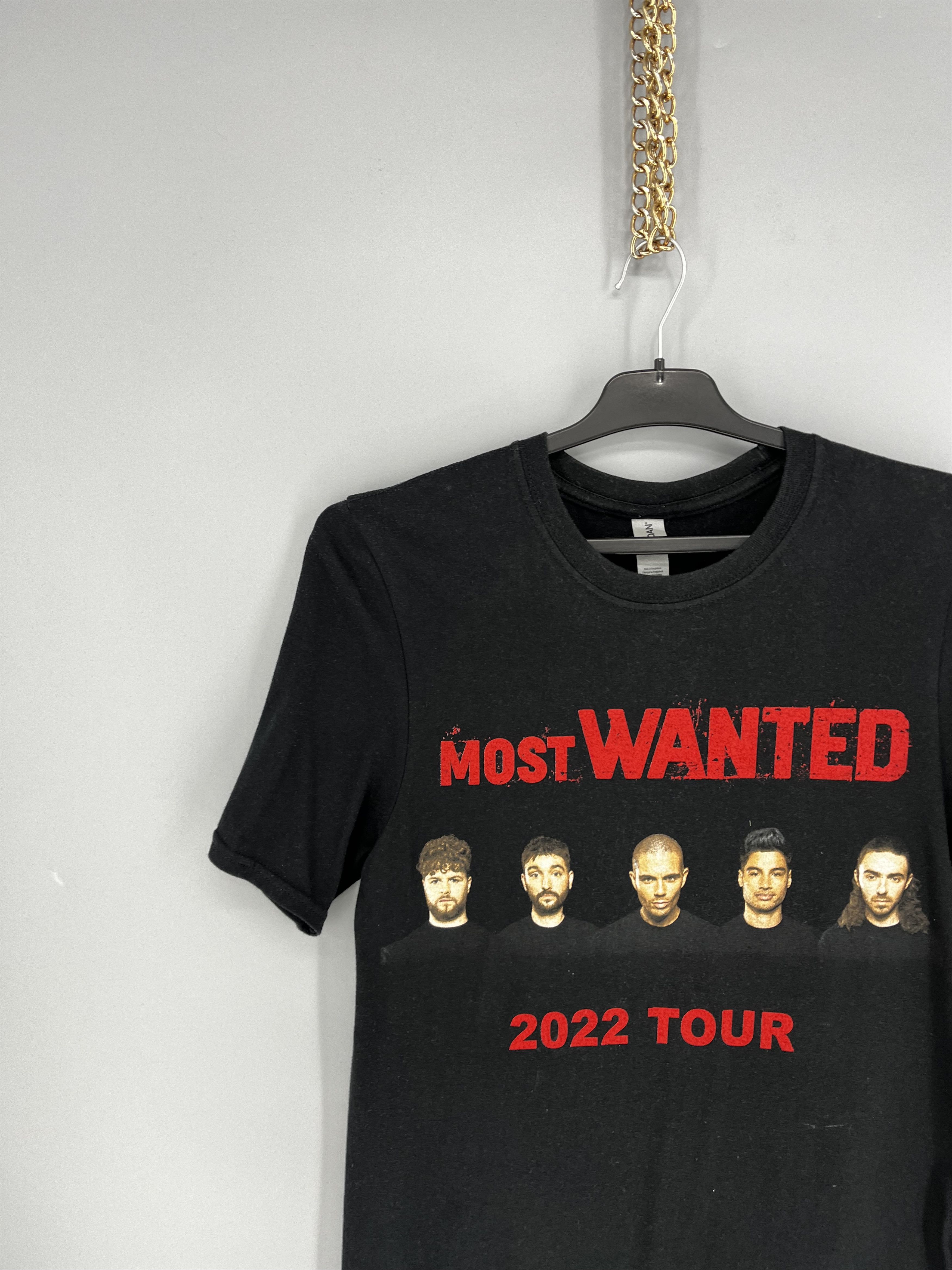 Band Tees Most Wanted Boy Band USA Summer Tour 22 Shirt Size US S / EU 44-46 / 1 - 4 Thumbnail
