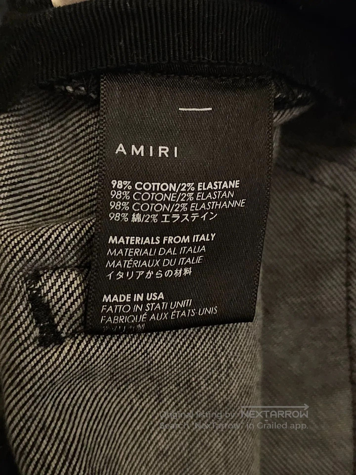 Amiri amiri splash paint distressed denim jeans. Size US 34 / EU 50 - 2 Thumbnail