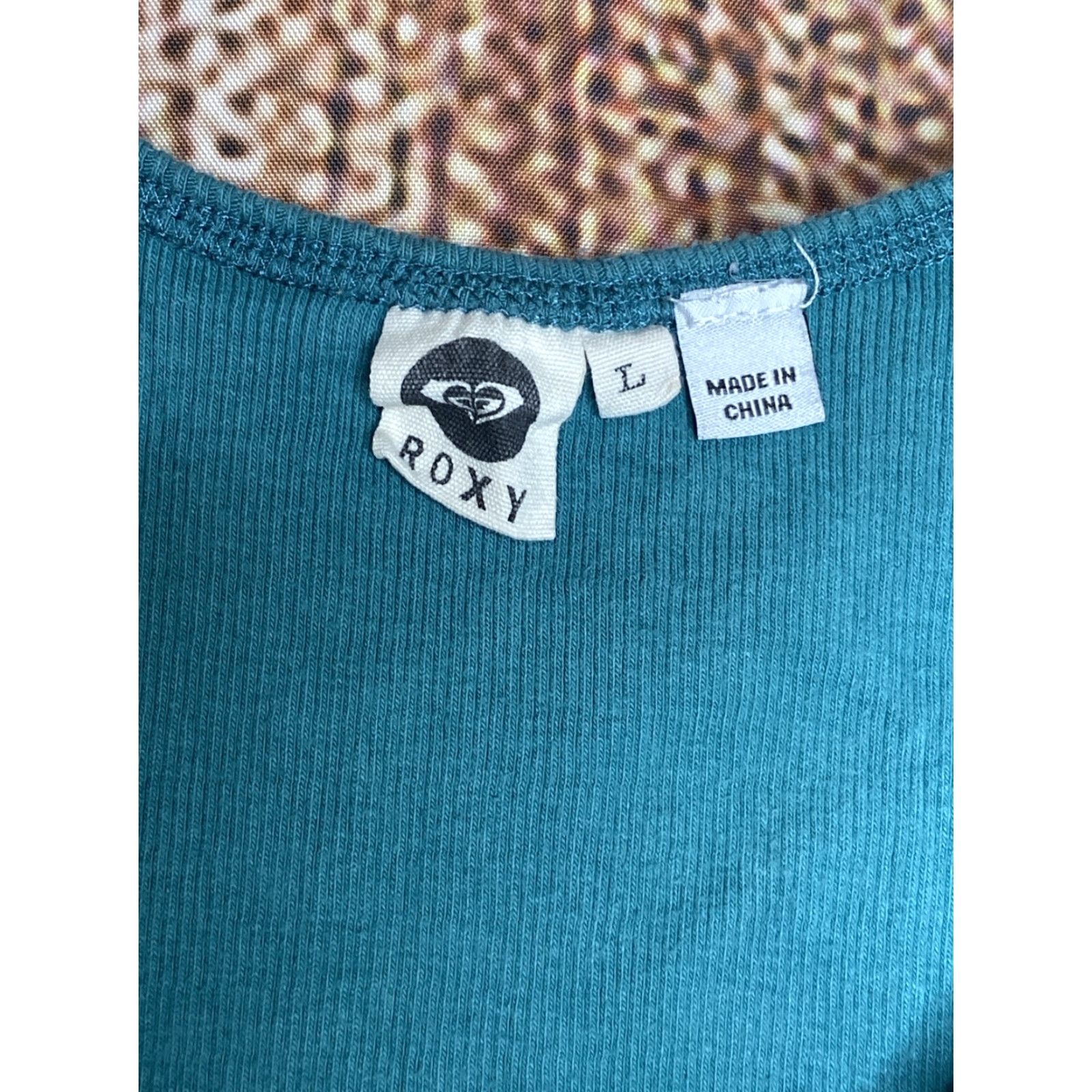 Vintage ROXY Womens Green Sleeveless Tank Top L Size** Size L / US 10 / IT 46 - 2 Thumbnail