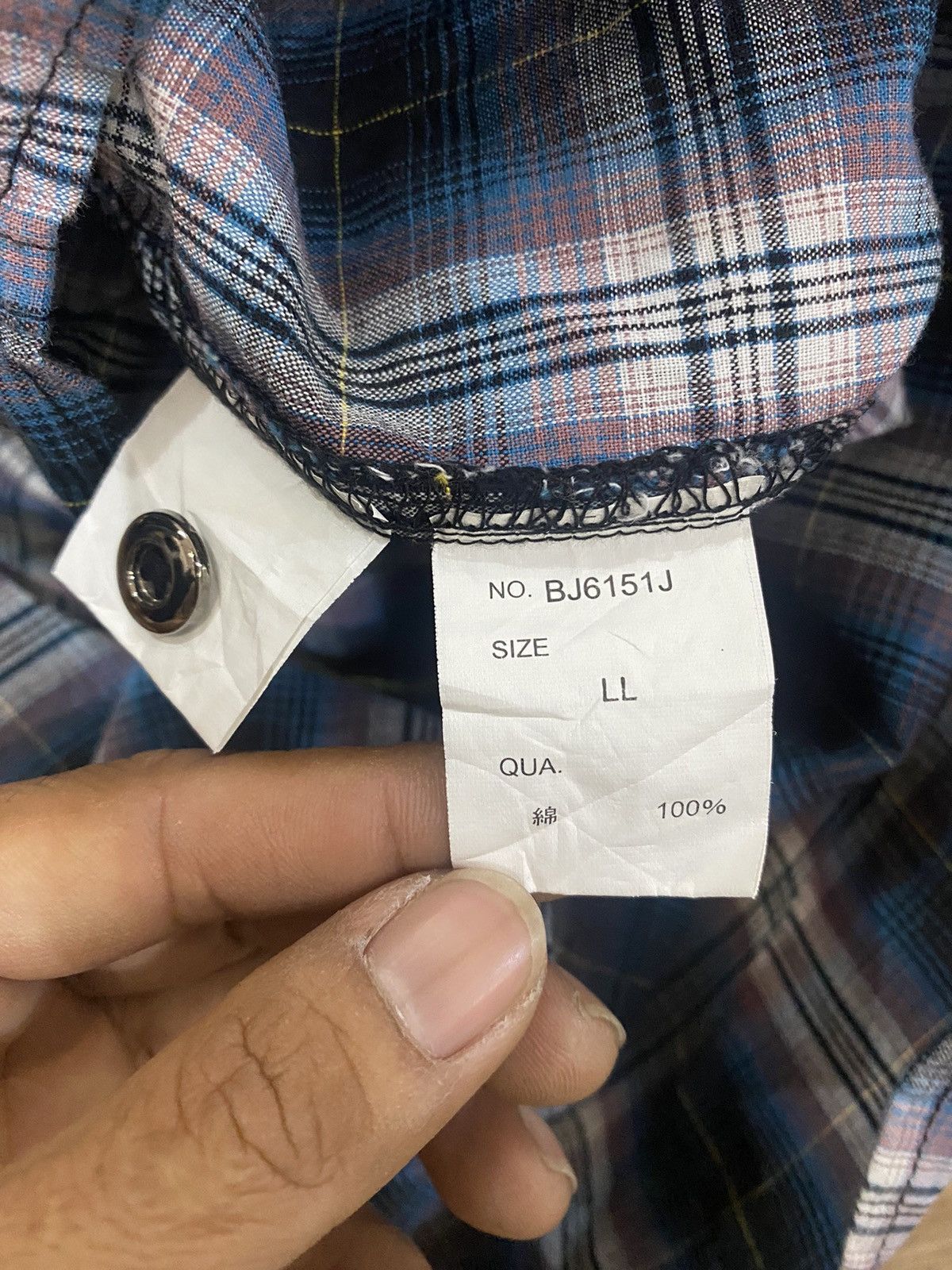 Hysteric Glamour Bad boy plaid button up shirt Size US L / EU 52-54 / 3 - 15 Thumbnail