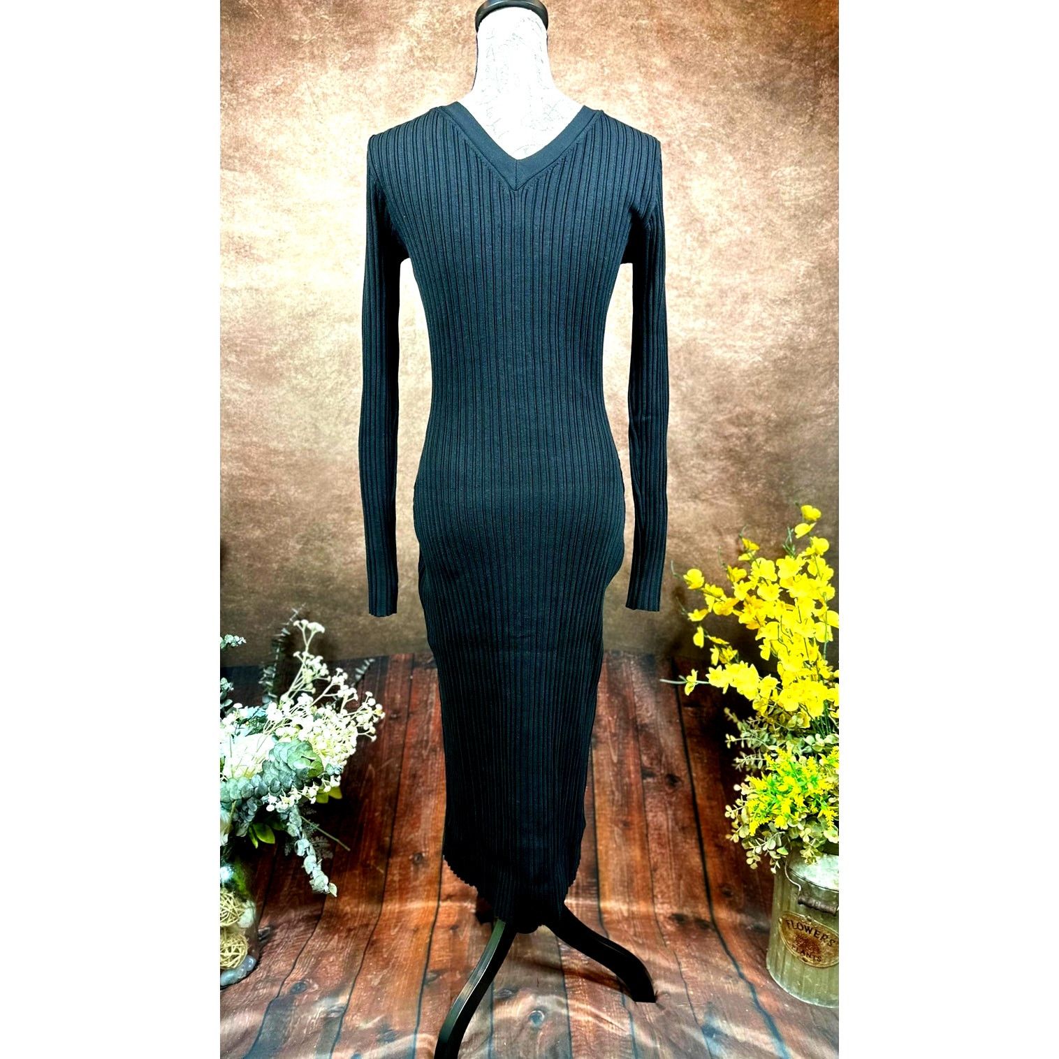 Other LITA By Ciara Rib Cardigan Button Front Midi Dress Black M Size M / US 6-8 / IT 42-44 - 15 Thumbnail