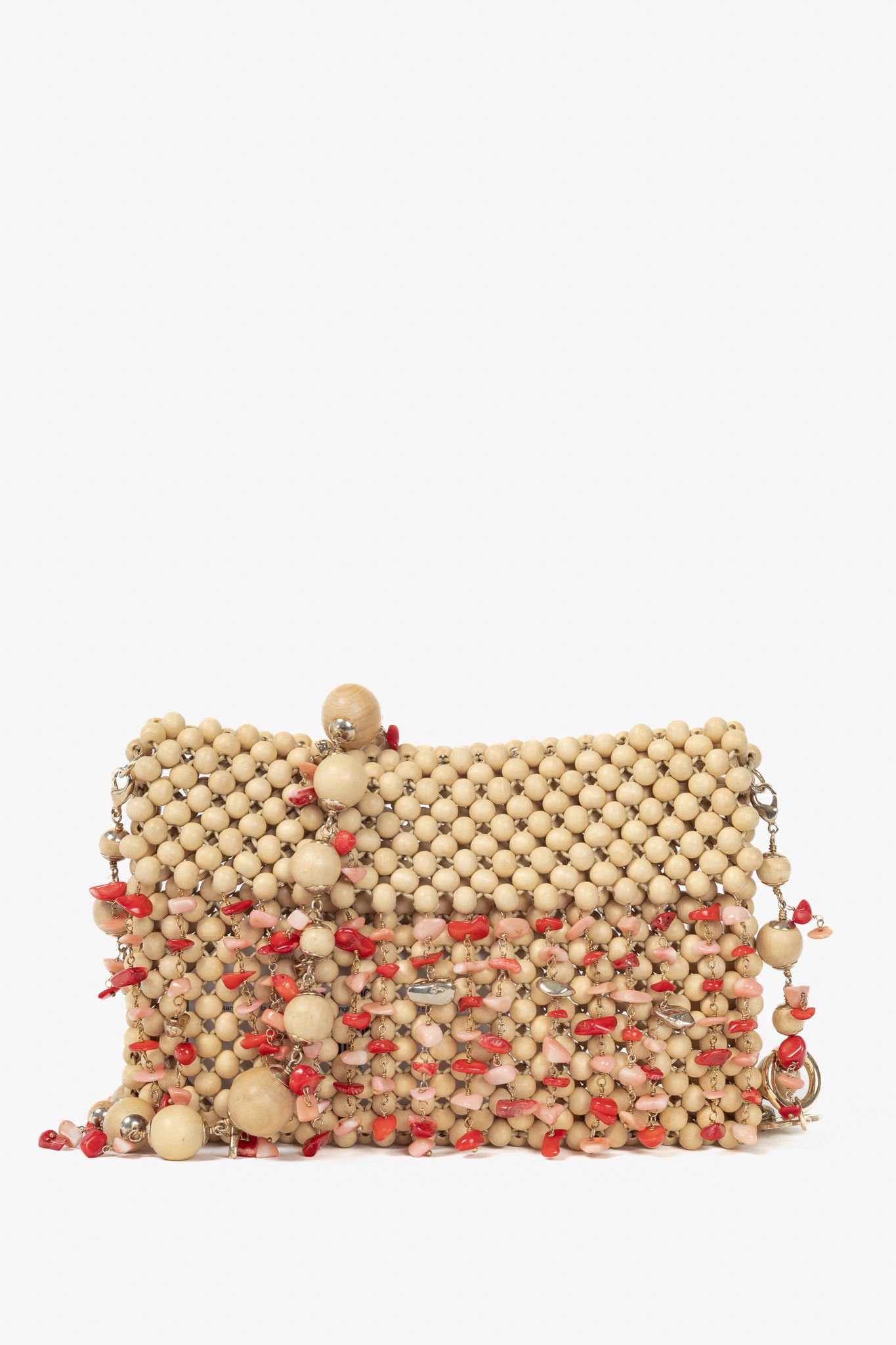 Other Rosantica Aquila Beige Wood-Bead Dangling-Resin Crossbody Size ONE SIZE - 1 Thumbnail
