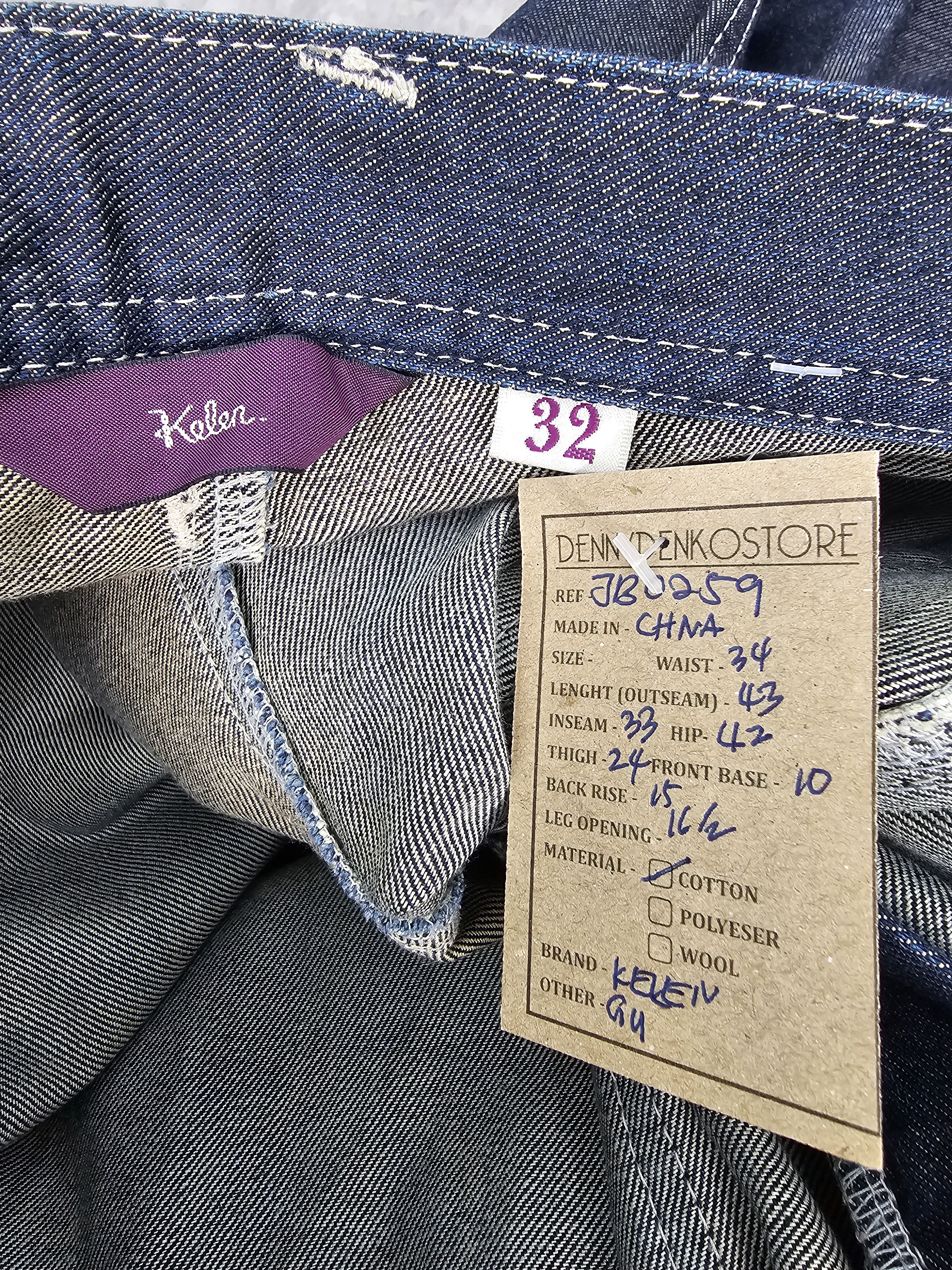 Japanese Brand KELEN Workwear Crazy Pockets Design Jeans JB0259 Size 34x33 Size US 34 / EU 50 - 18 Thumbnail