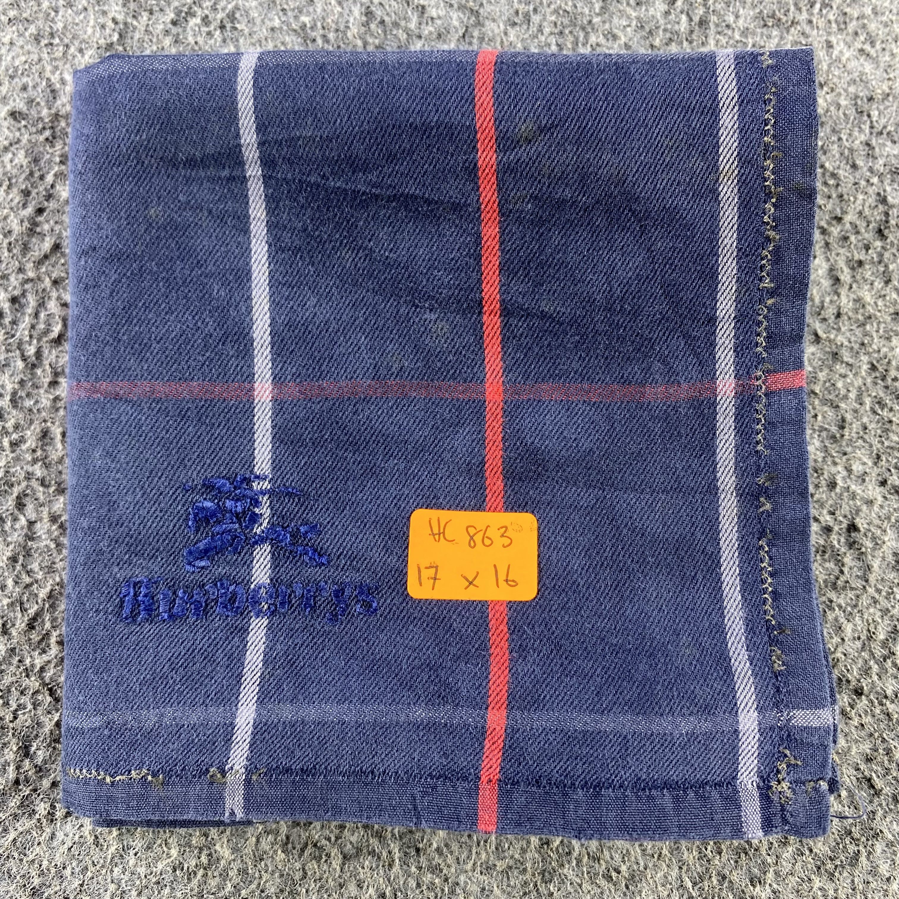Burberry × Vintage Burberry Handkerchief/Neckerchief/Bandana HC863 Size ONE SIZE - 5 Thumbnail