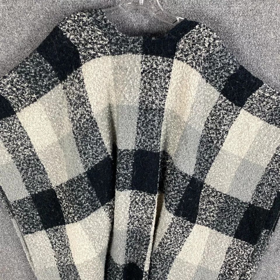 Other Woolrich Poncho Women's One Size Check Multicolor Knit OS Size ONE SIZE - 5 Thumbnail