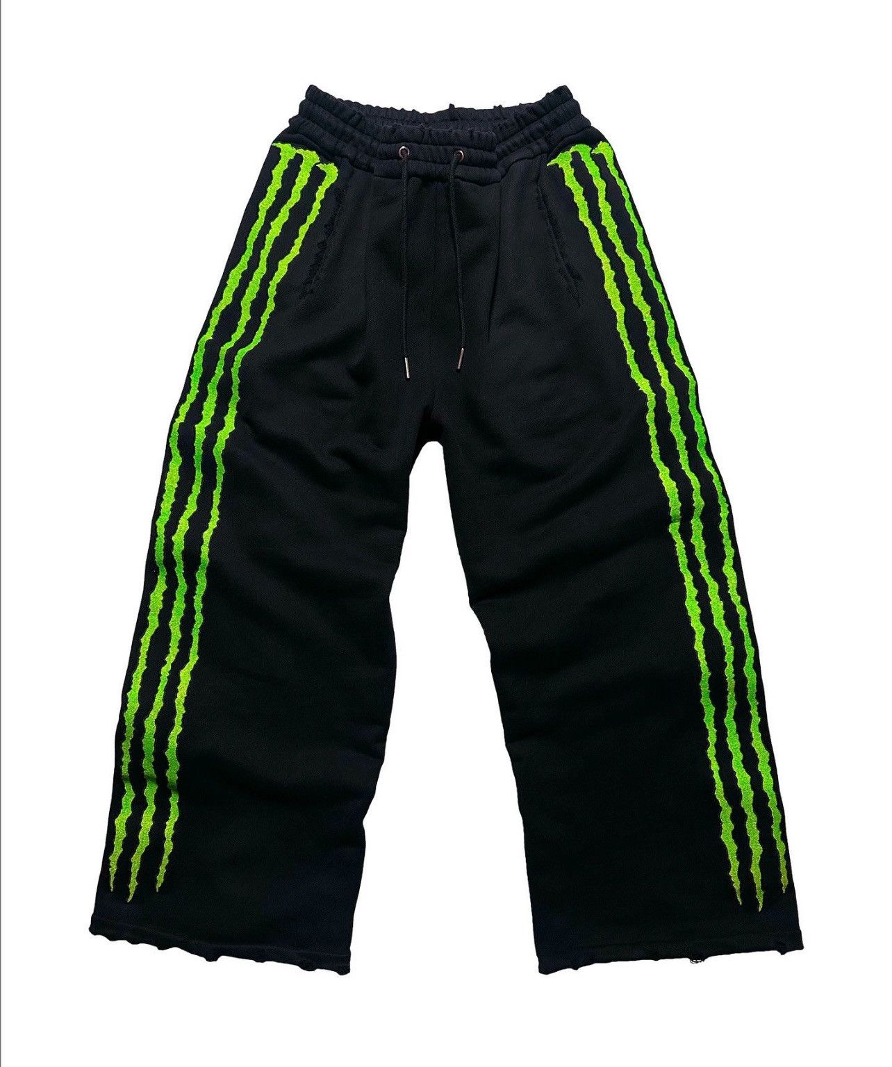 Japanese Brand × Other Triple stripe Claw Glow In Dark Baggy Sweatpants Size US 32 / EU 48 - 1 Thumbnail