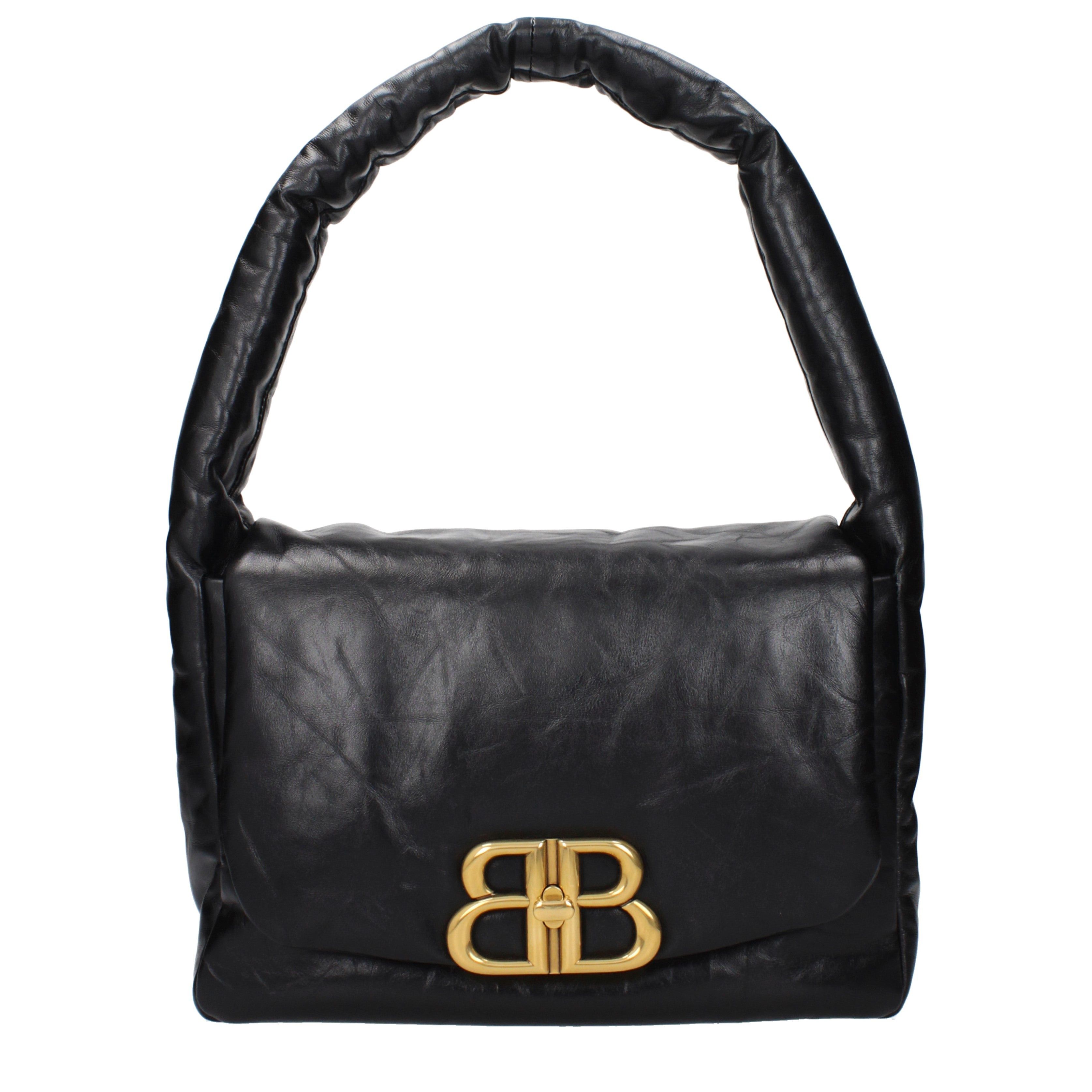 Balenciaga Balenciaga Handbags Women Leather Black Size ONE SIZE - 1 Thumbnail
