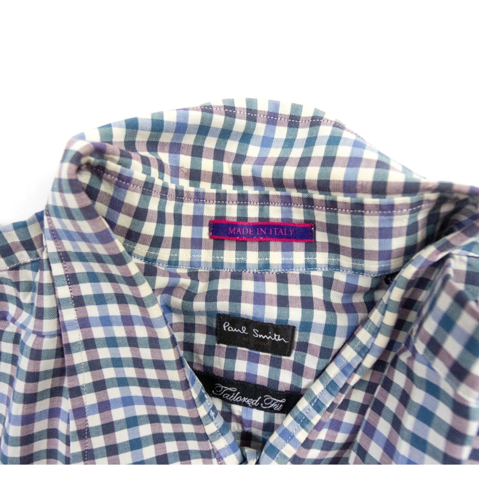 Paul Smith Paul Smith Button Up Shirt Mens 16.5 Long Sleeve Plaid Regular Fit Multicolor Preppy Size US L / EU 52-54 / 3 - 5 Thumbnail