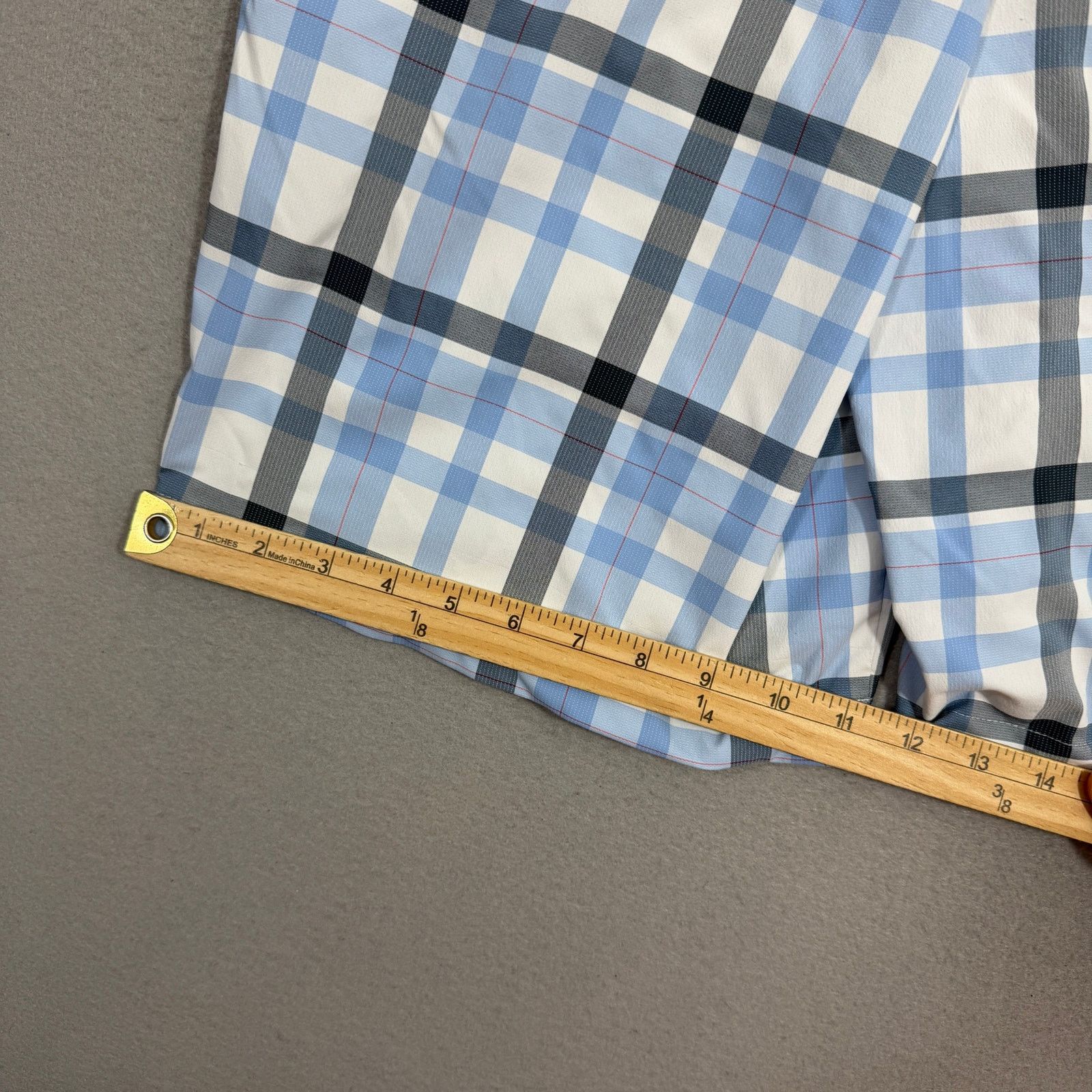 Nike Nike Golf Shorts Men's 32 Blue Plaid 10" Inseam Dri-Fit Size US 32 / EU 48 - 10 Thumbnail