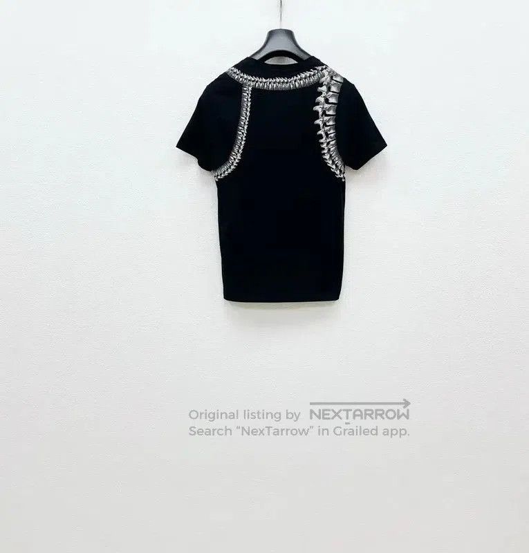 Alexander McQueen Alexander McQueen Black Cotton T-Shirt for Men . Size US XS / EU 42 / 0 - 2 Thumbnail