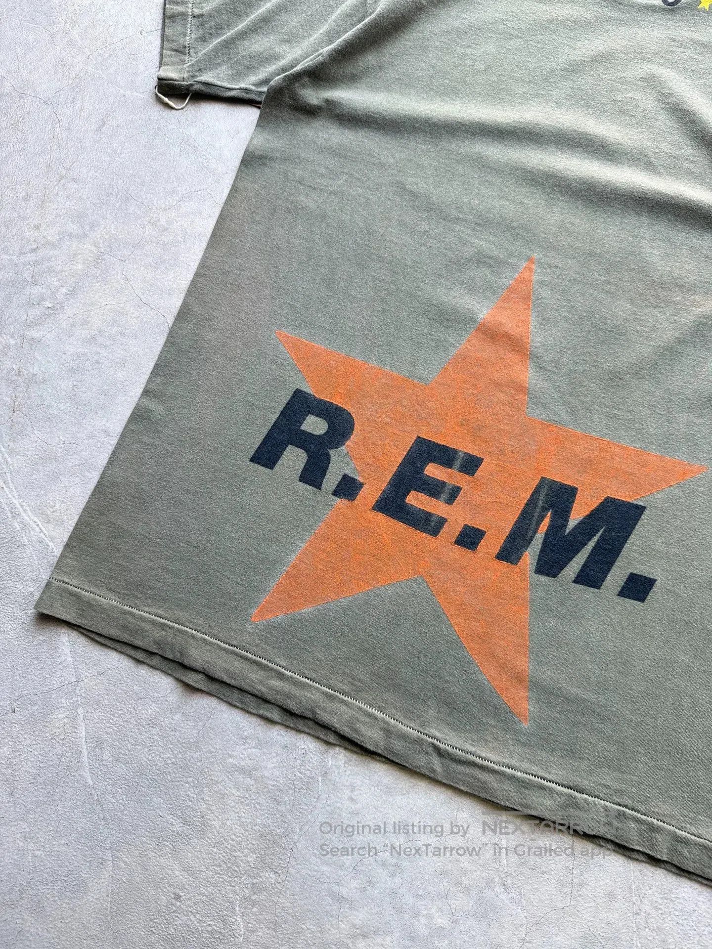 Vintage Vintage 90s R.E.M. Monster Tour Band Tee. Size US L / EU 52-54 / 3 - 6 Thumbnail