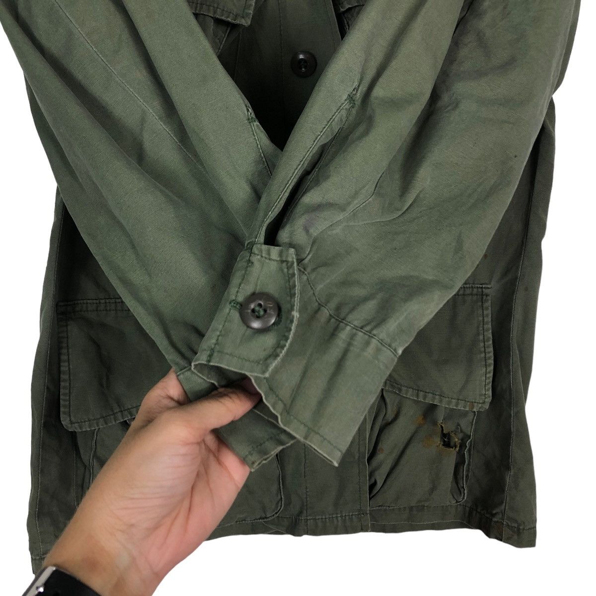 Vintage 🔥Vintage 60’s Military Cargo Slant Pocket USA Buzz Ricksons Size US M / EU 48-50 / 2 - 15 Thumbnail