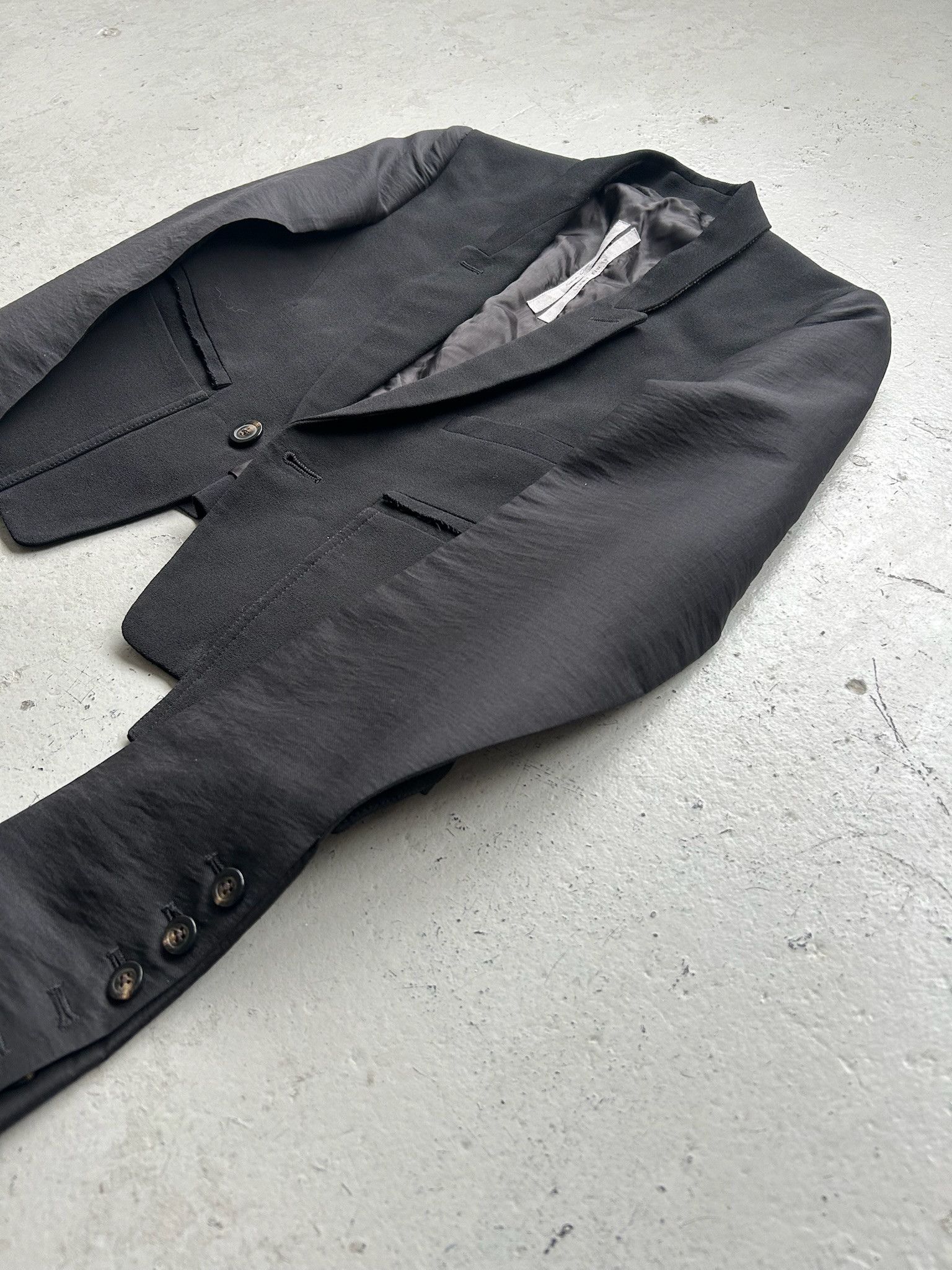 Rick Owens Rick Owens FW19 LARRY Black Blazer Size US S / EU 44-46 / 1 - 2 Thumbnail
