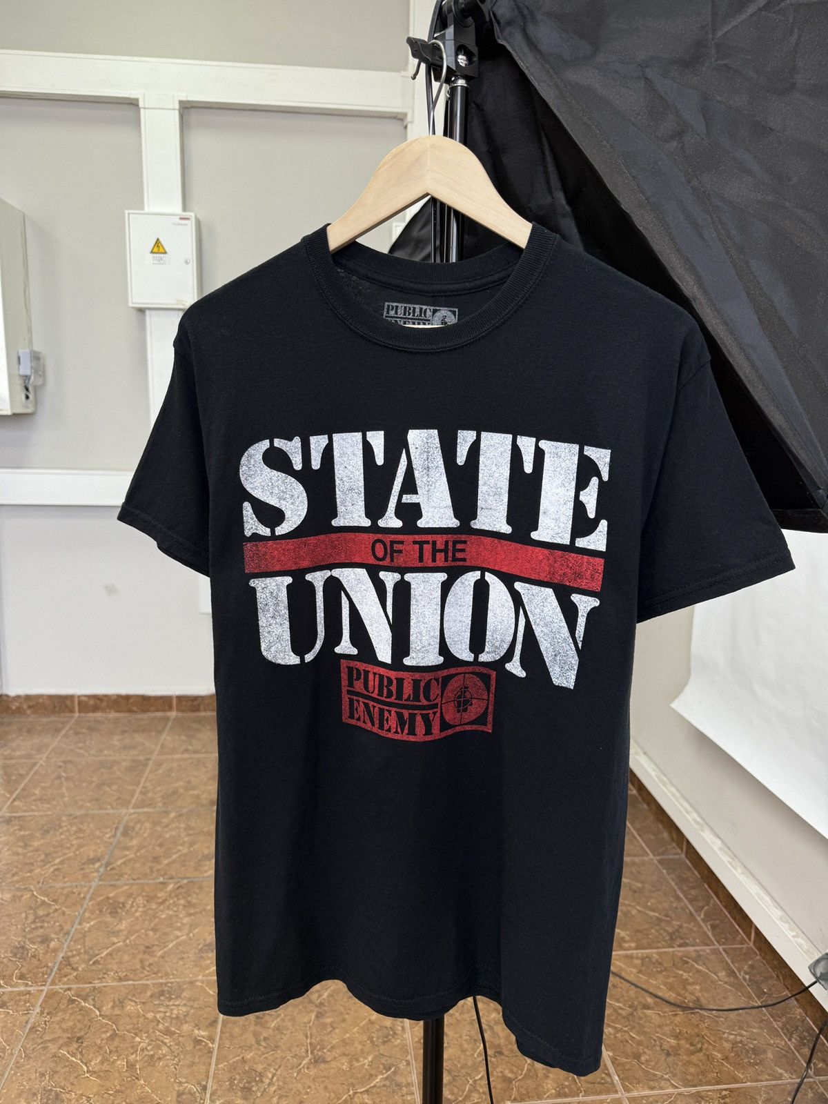 Public Enemy 🇺🇸 Y2K Public Enemy State of the Union STFU Rap Band T-Shirt Size US M / EU 48-50 / 2 - 1 Thumbnail