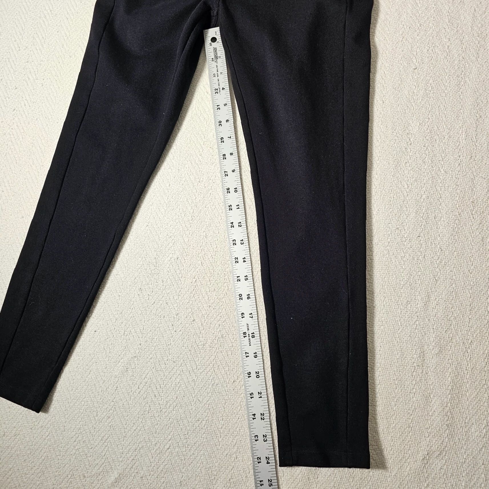 Ann Taylor Ann Taylor Loft Pants Womens Medium Legging Pointe Knit Skinny Black Stretch Dress Pants Regular Size 32" / US 10 / IT 46 - 7 Thumbnail