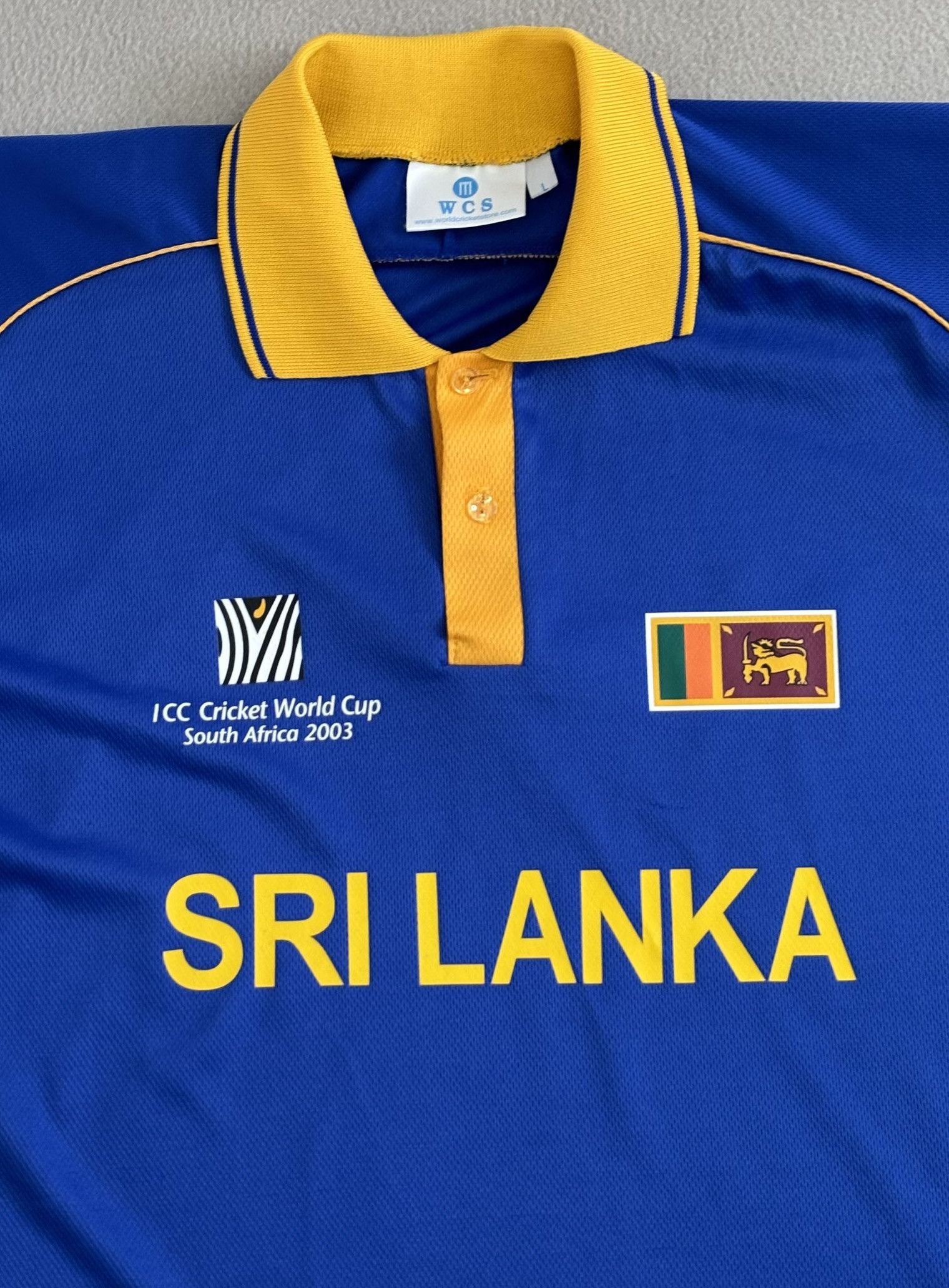 Other Sri Lanka Cricket 2003 WCS Jersey Size L Size US L / EU 52-54 / 3 - 6 Thumbnail