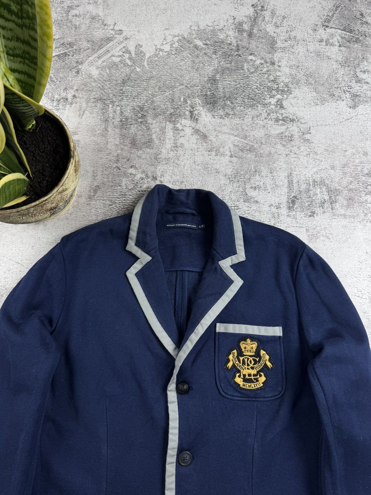 Ralph Lauren Sport Polo Ralph Lauren Sport Varsity Large Blazer Coat Jacket Size L / US 10 / IT 46 - 5 Thumbnail