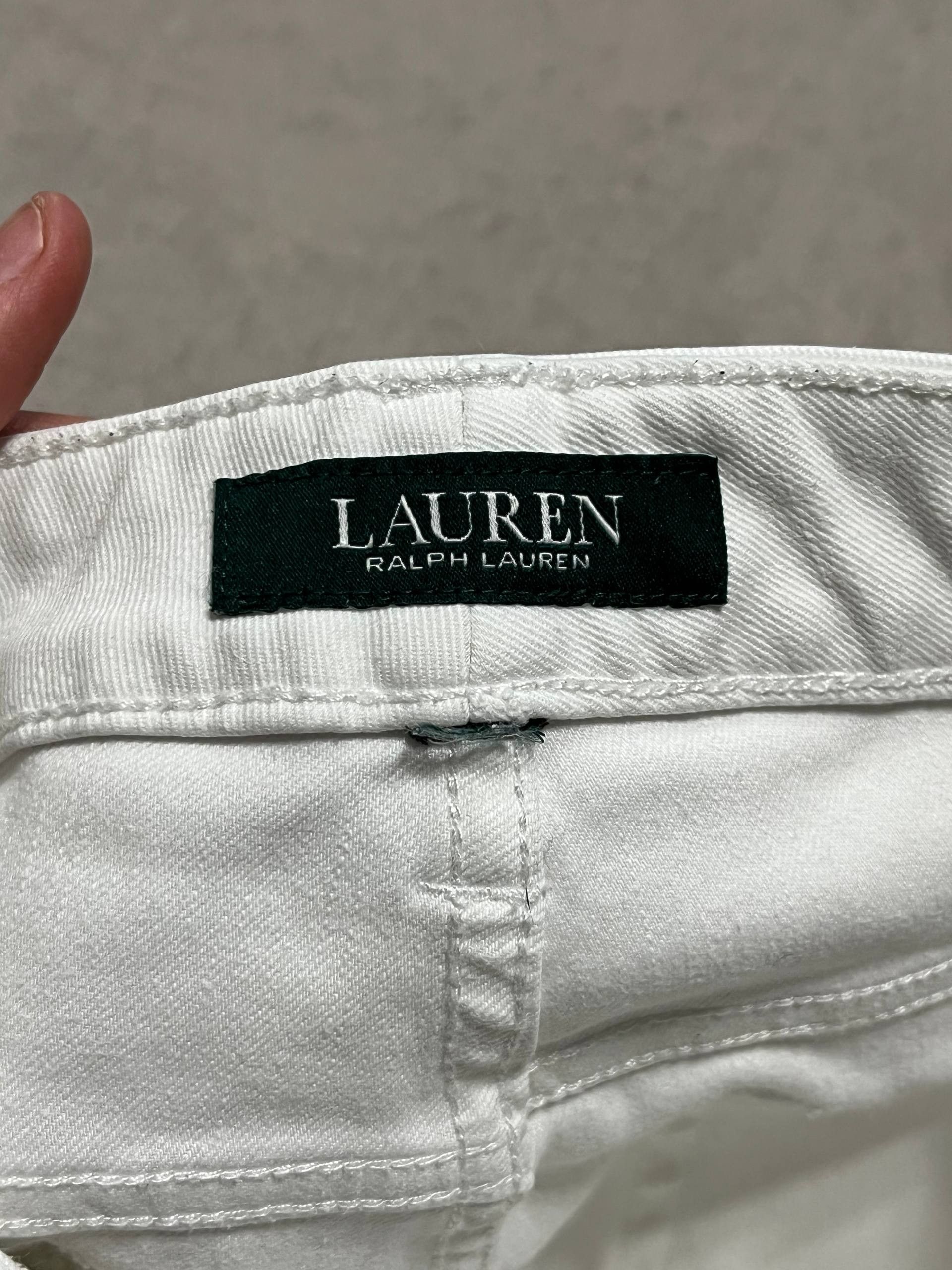 Polo Ralph Lauren Ralph Lauren White Rare Slim Fit Jeans LRL Polo Womens Size 34" / US 12 / IT 48 - 17 Thumbnail